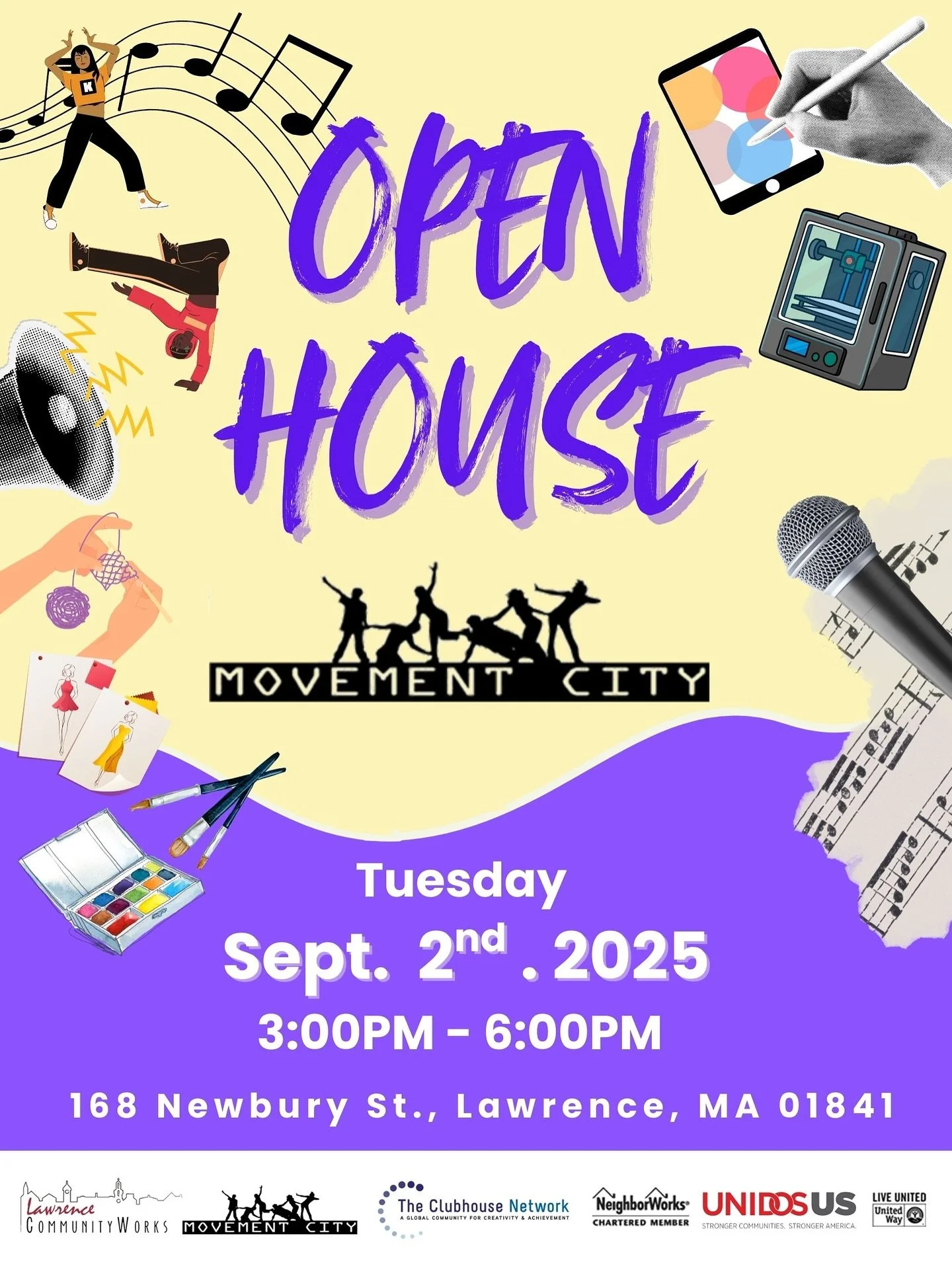 We&rsquo;re back! Come join us next Tuesday, September 2nd for our Open House! Meet your shop teachers, tour the space, and sign up for the fall. See you all there!