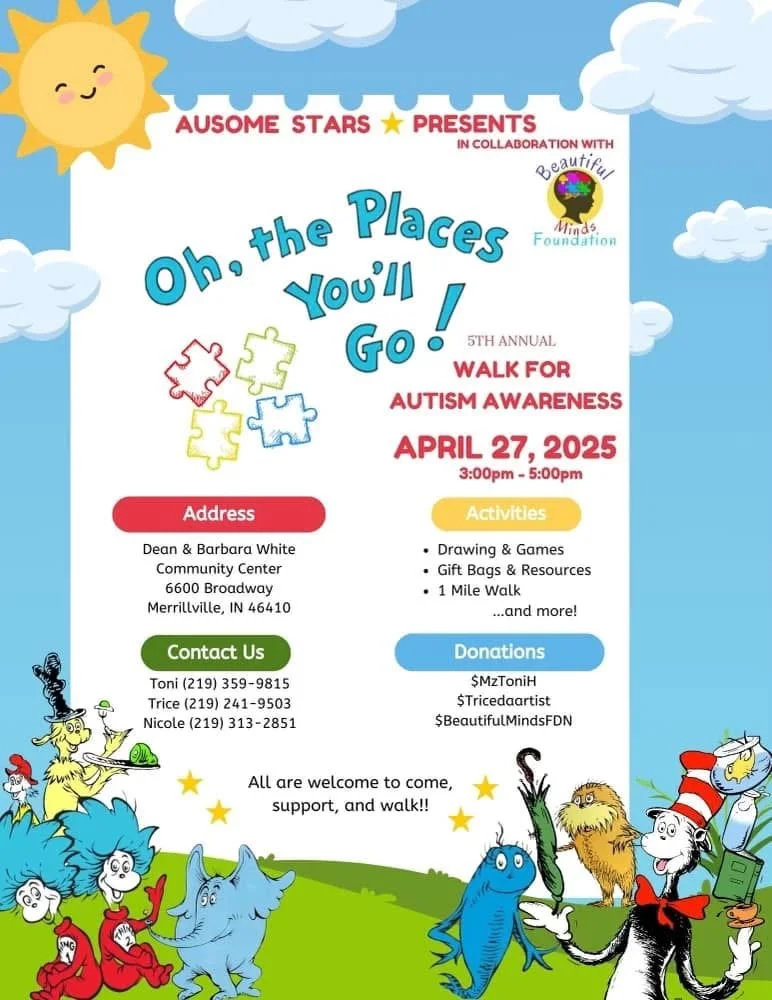 Ausome Stars in collaboration with Beautiful Minds Foundation 5th Annual Autism Walk