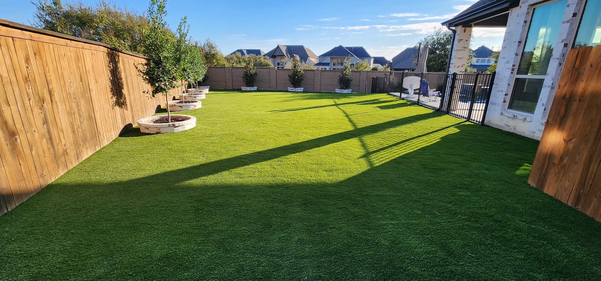 Backyard Turf Installation