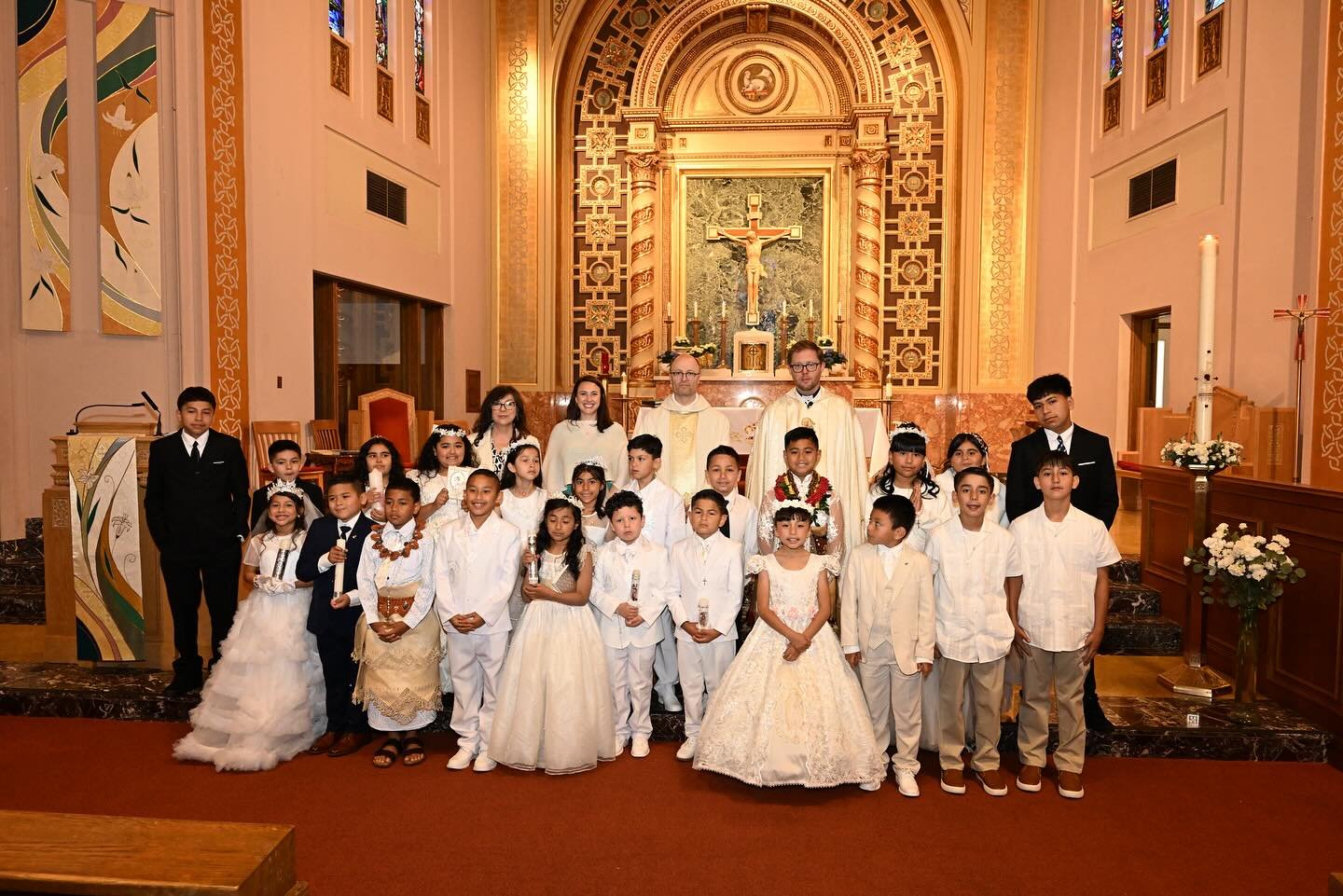 Last month 23 of our students received their First Holy Communion. We are so proud of our communicants as they took this important step in their faith journey. 🤍

A heartfelt thank you to St. Thomas Aquinas Parish and Fr. Stasys for celebrating this
