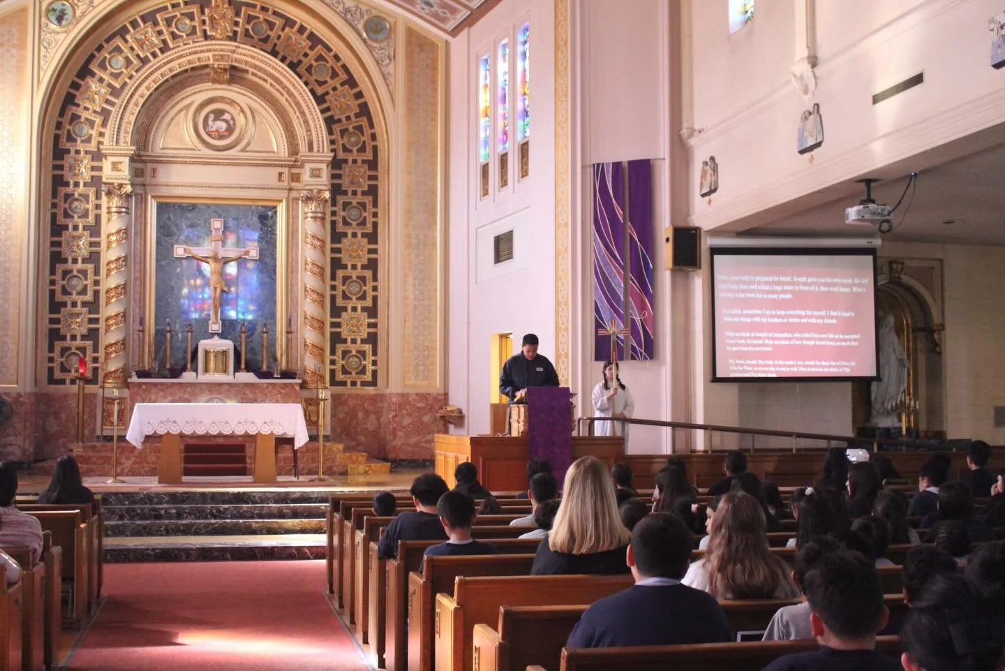 Throughout the season of Lent, our school gathers every Friday to pray the Stations of the Cross. ✝️

This special tradition invites our students to reflect on Jesus&rsquo; journey and grow in faith together as a community. 🙏

#EagerToLearnReadyToSe