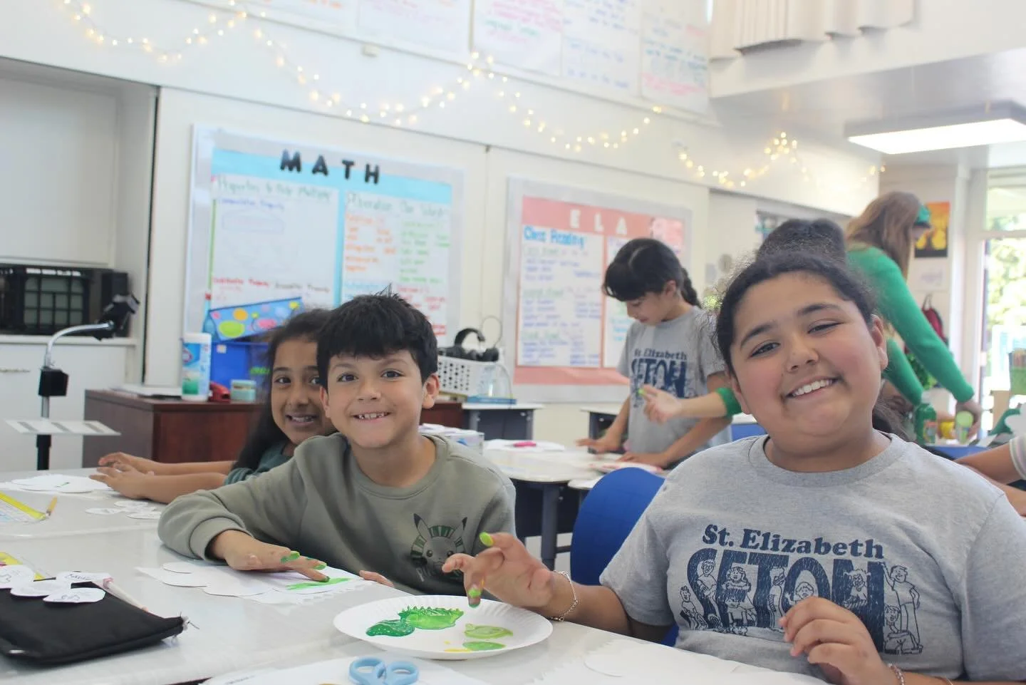 🍀 St. Patrick&rsquo;s Day at Seton! 🍀

Today our 3rd grade class learned about Saint Patrick and how he used the shamrock to explain the Holy Trinity. It was a beautiful reminder of faith and learning in action. ✝️💚

Our students got creative by m