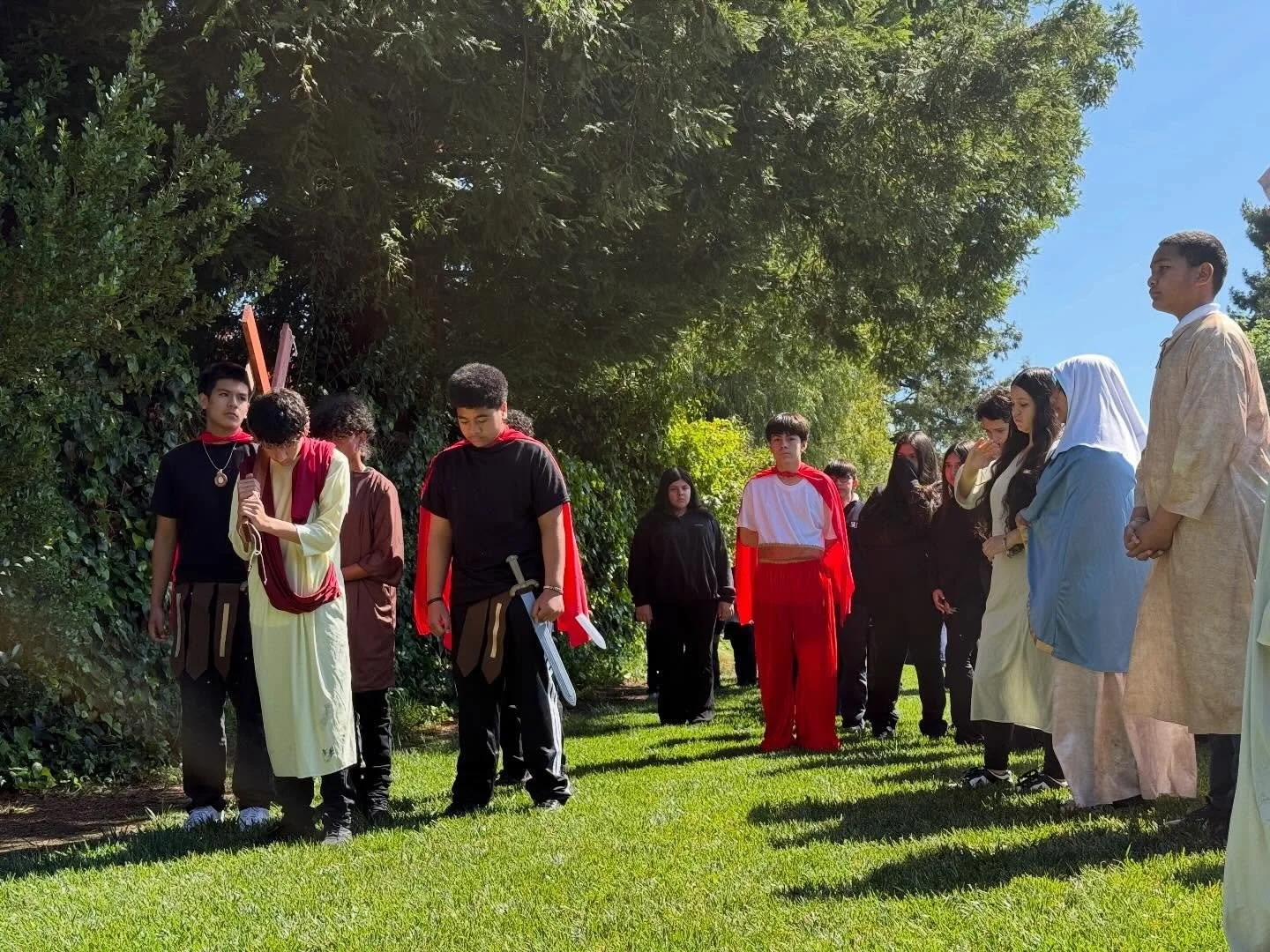 As we observe Good Friday today, we reflect on yesterday&rsquo;s beautiful Live Stations of the Cross led by our middle school students. ✝️

A meaningful reminder of Jesus&rsquo; love and sacrifice for us all.💜🙏

#EagerToLearnReadyToServe #SetonPal