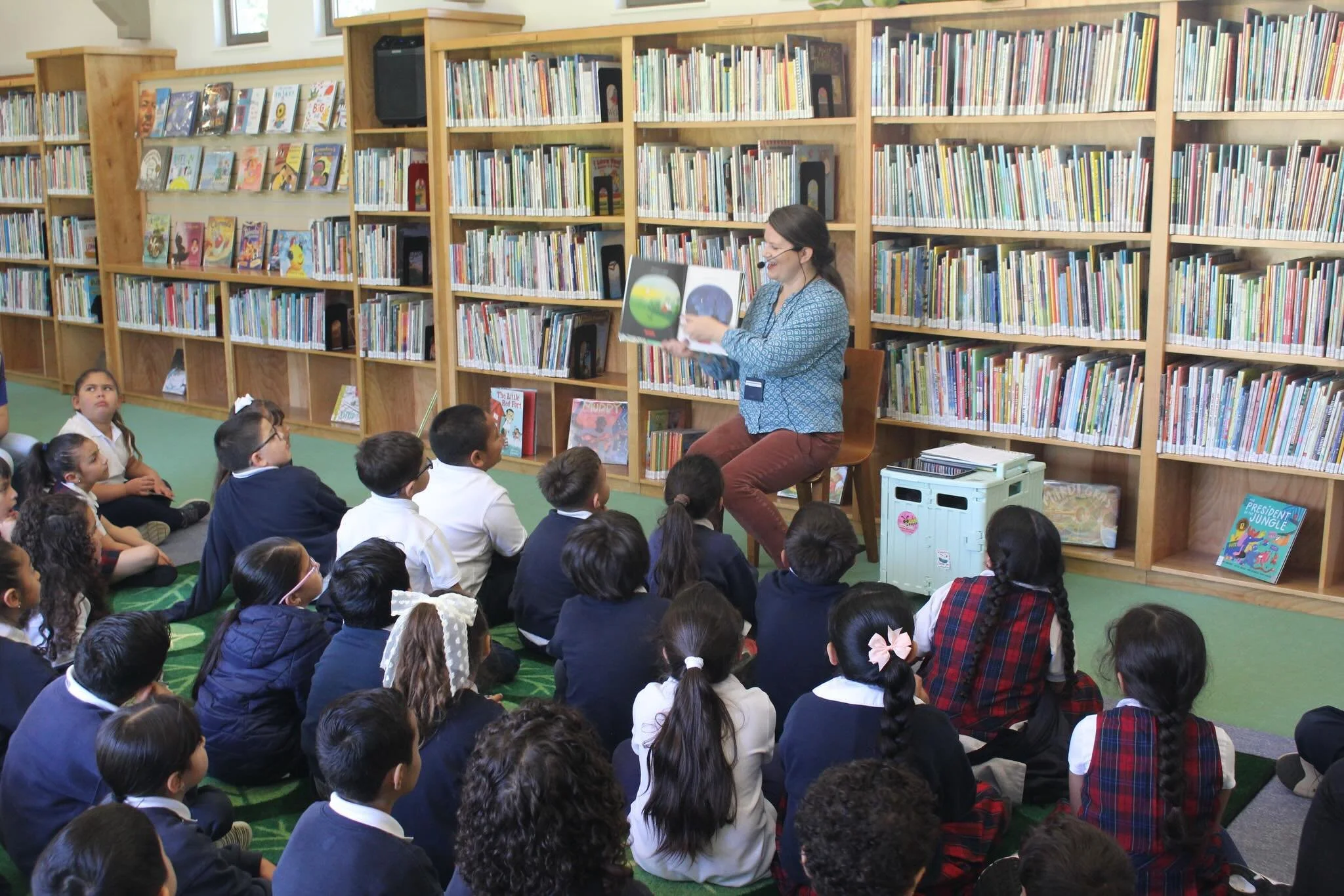 Our Kinder and 1st graders set off on a walking field trip to the Palo Alto Children&rsquo;s Library 📚✨

Students enjoyed a special tour where they learned about Lucy Stern and her lasting impact on the Palo Alto community, discovered how to check b