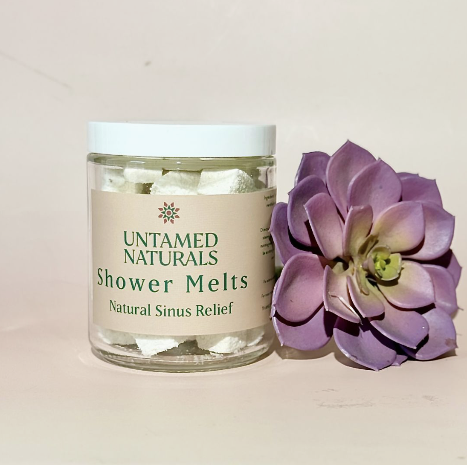 Untamed Naturals Shower Melts, Herbal Shower Fizzies