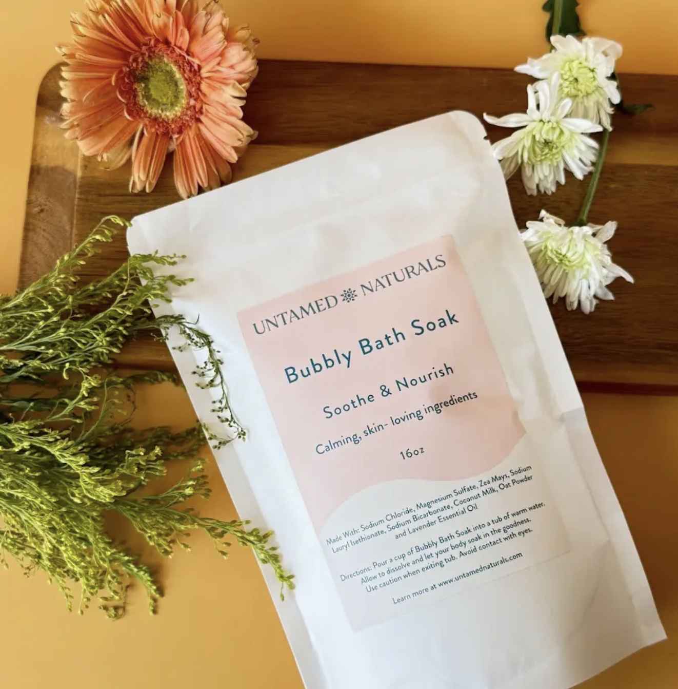 Untamed Naturals CALM & NOURISH BUBBLY BATH SOAK