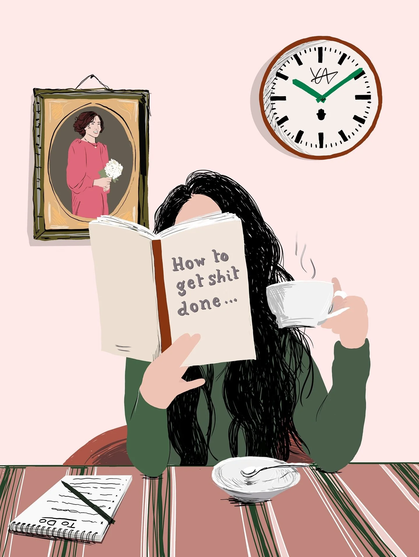 How to get shit done&hellip; tomorrow. 

#illustration #ycaillustration #drawing #todolist #procrastination