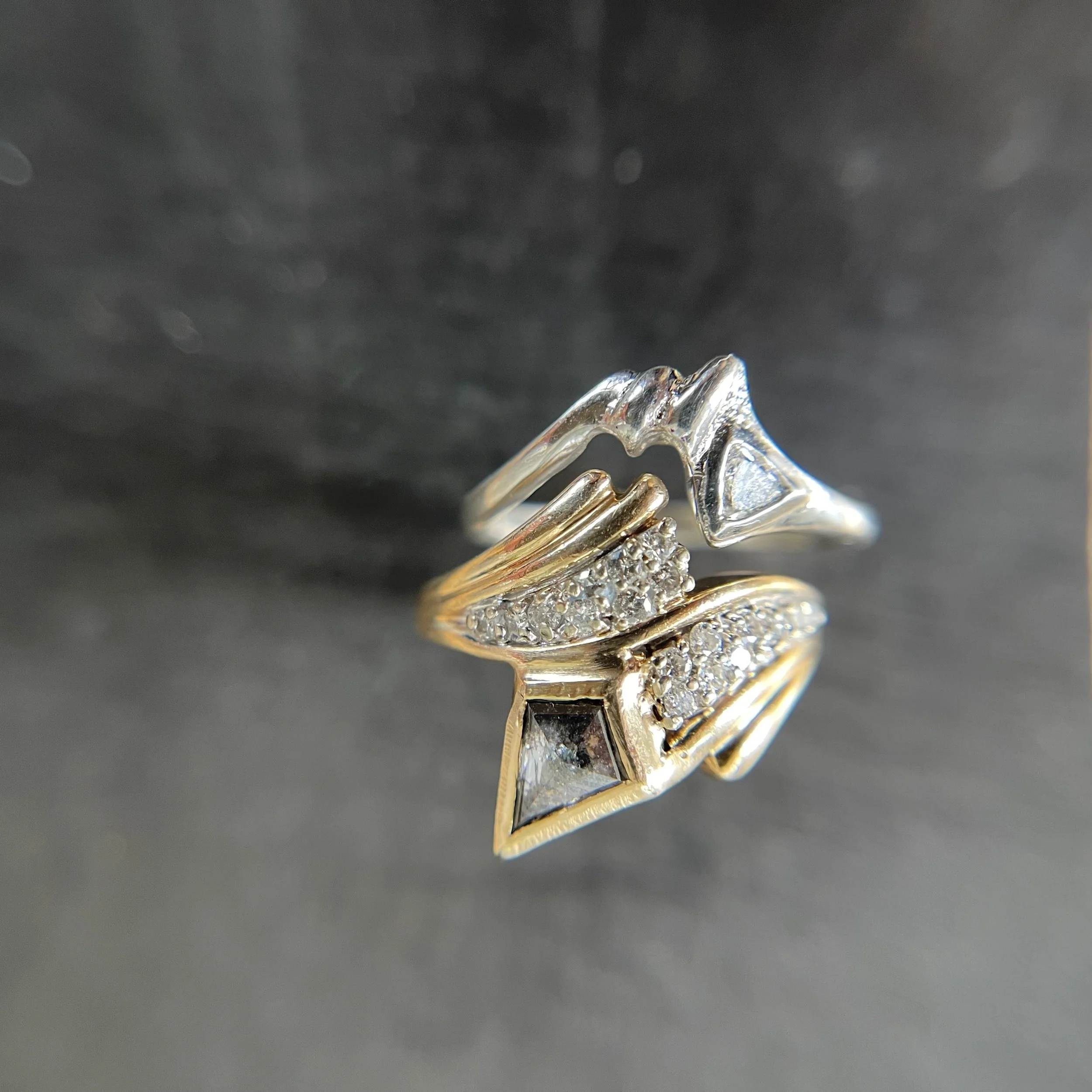 Heirloom rework with rustic diamond