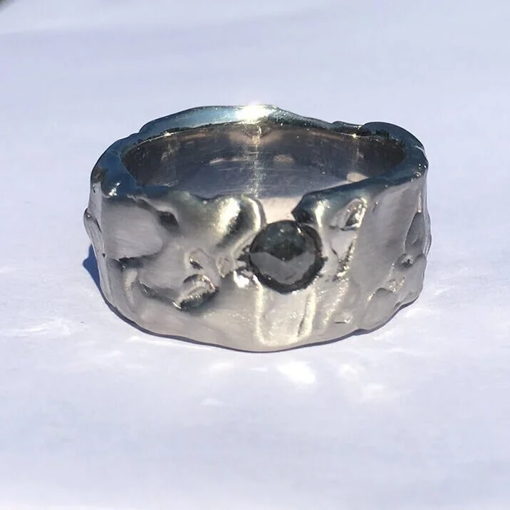 Platinum and Black diamond