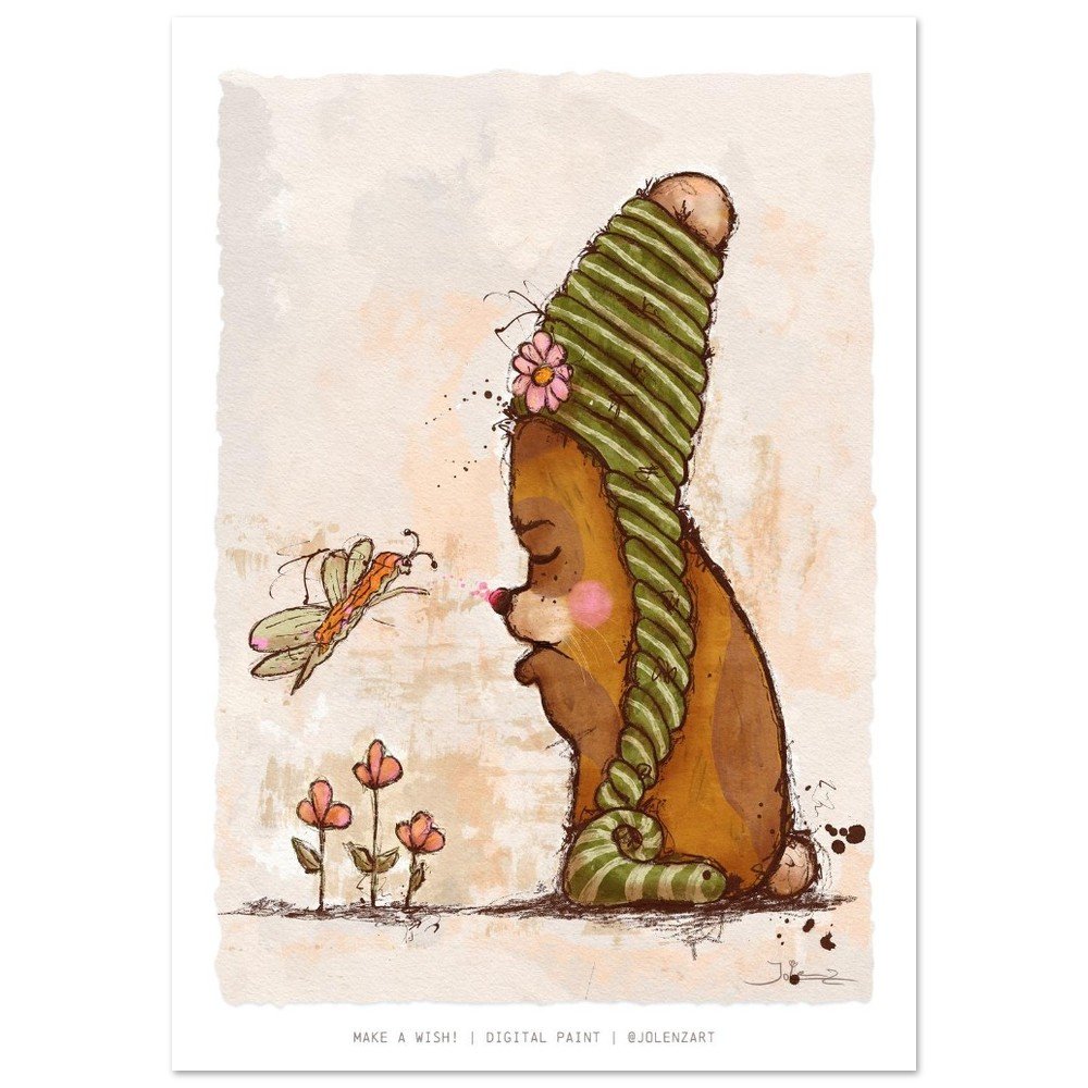 Make a Wish – Whimsical Fantasy Art Print
