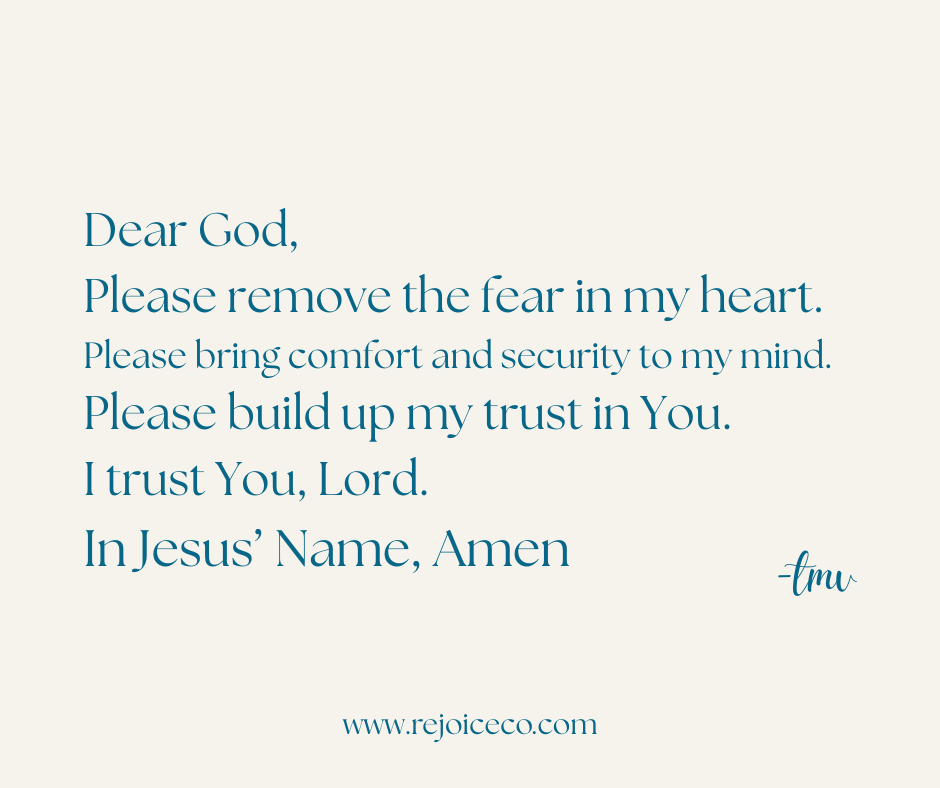 A Prayer For Trust