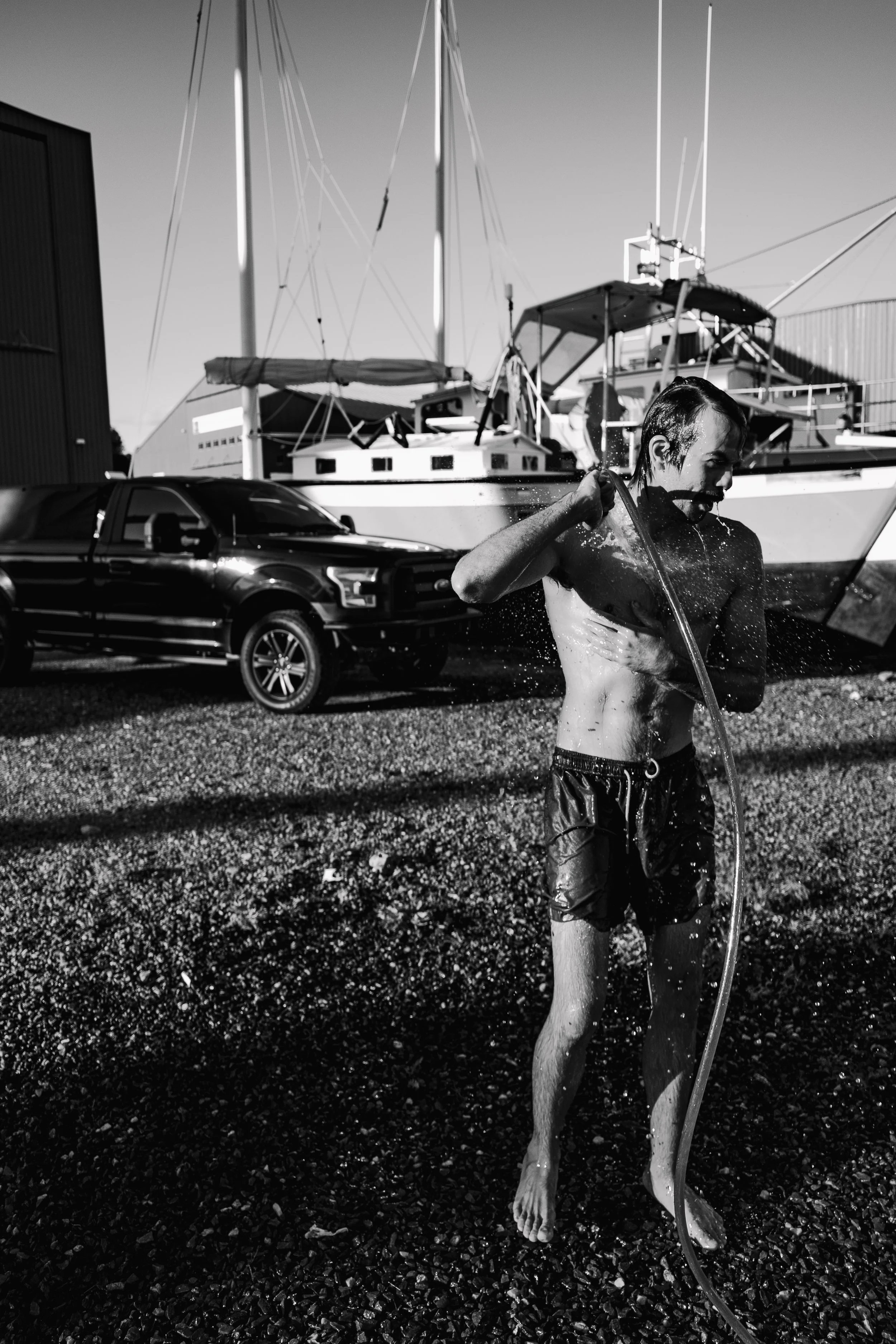 Boatyard showers 