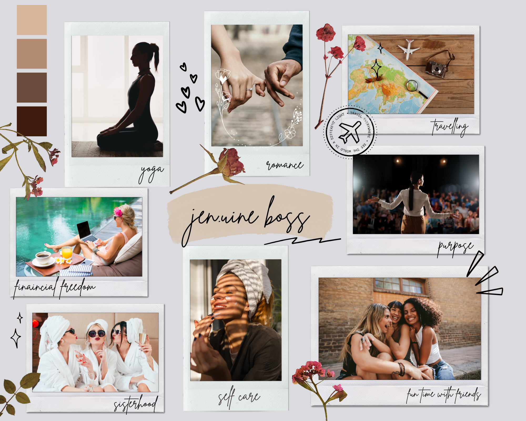 Boss up &amp; Manifest: A Vision Board Experience with jen.uine lifestyle &amp; You the Boss