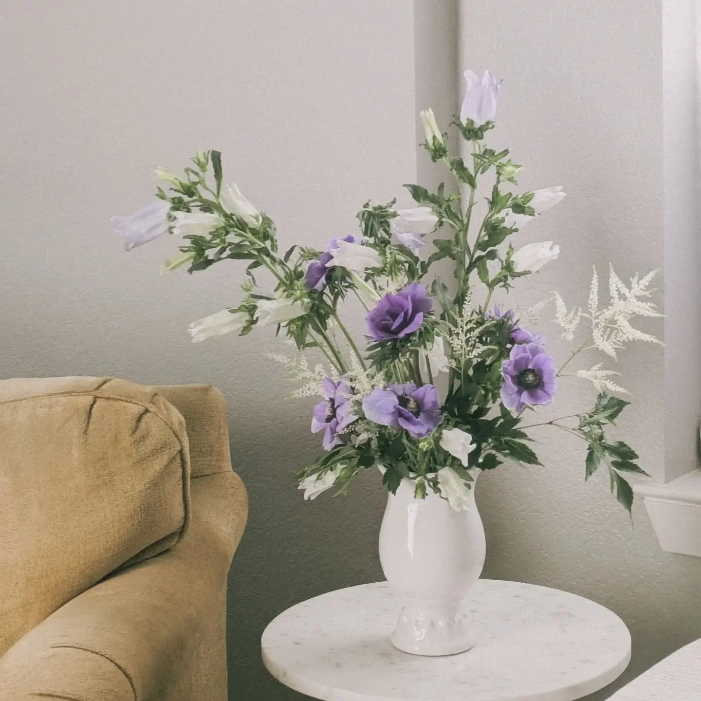 The beauty of flower arrangements 💜