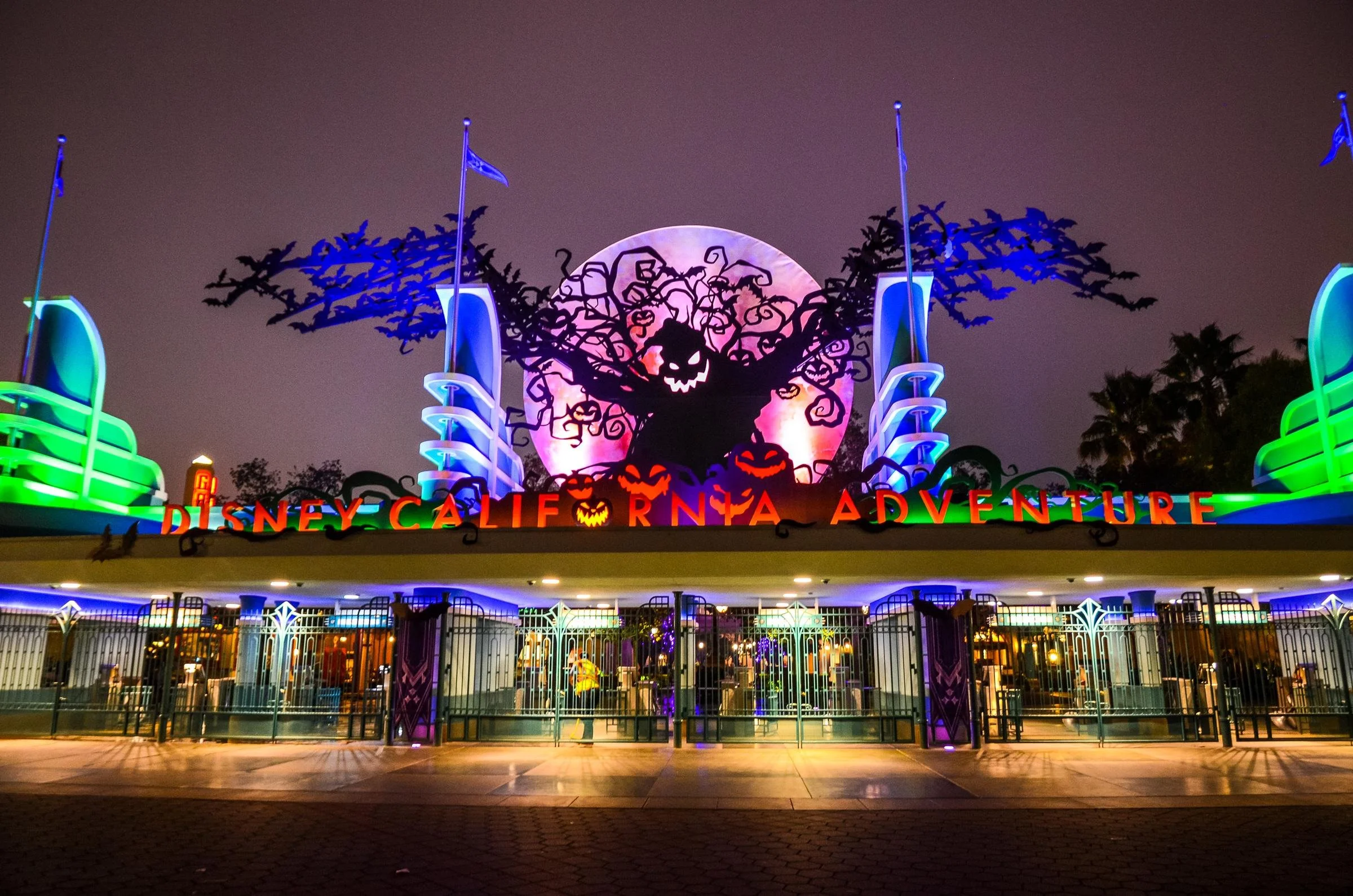 Oogie Boogie welcomes guests to Disney California Adventure during Oogie Boogie Bash.
