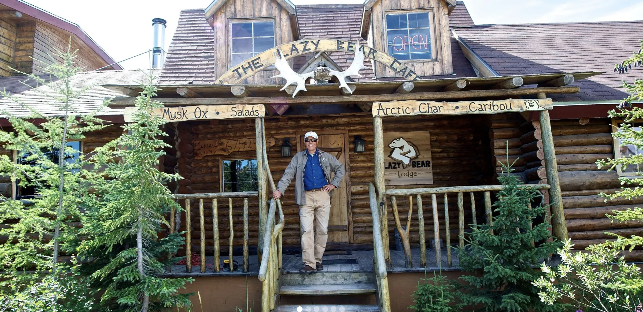 Rustic charm of Lazy Bear Lodge,