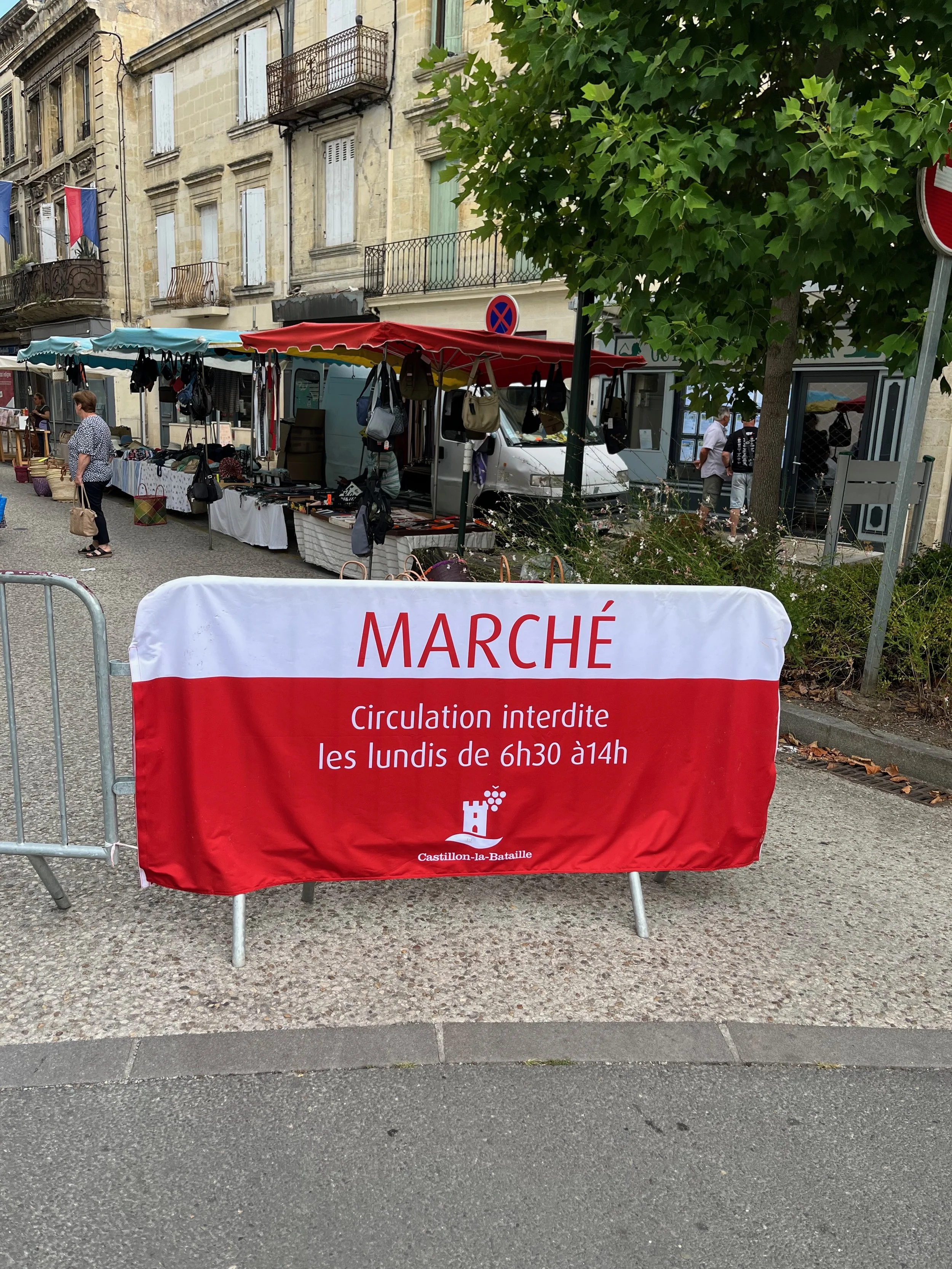 Day 5, July 14, 2025, Farmers’ Market in Castillon-la-Bataille