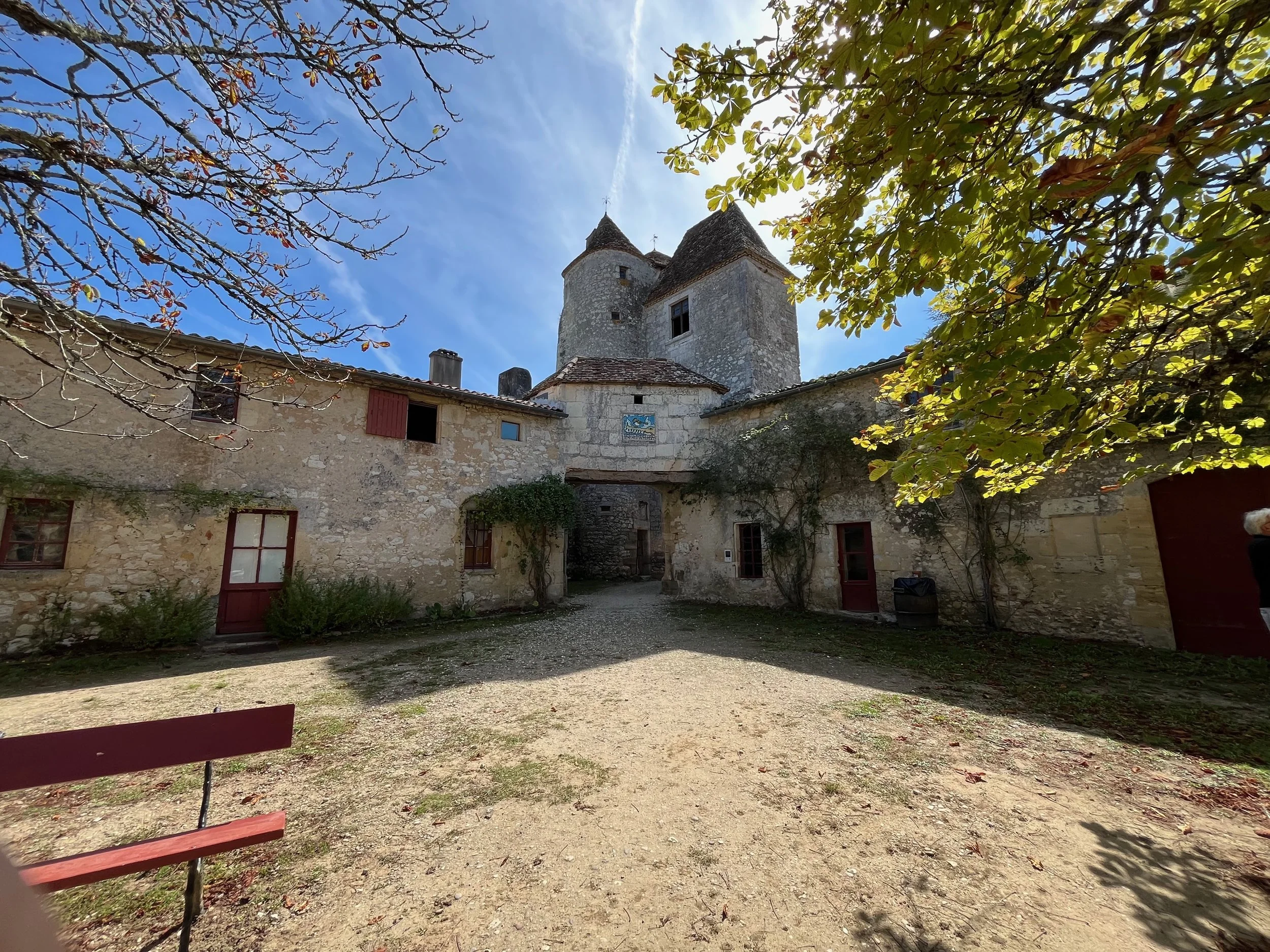 The 14th century tower that Montaigne retreated to for ten years and wrote his famous essays.
