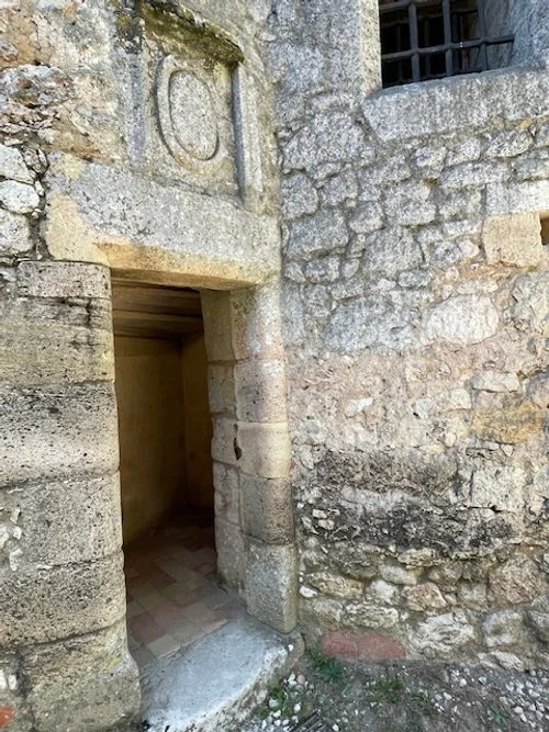 Entrance to the 14th century tower.