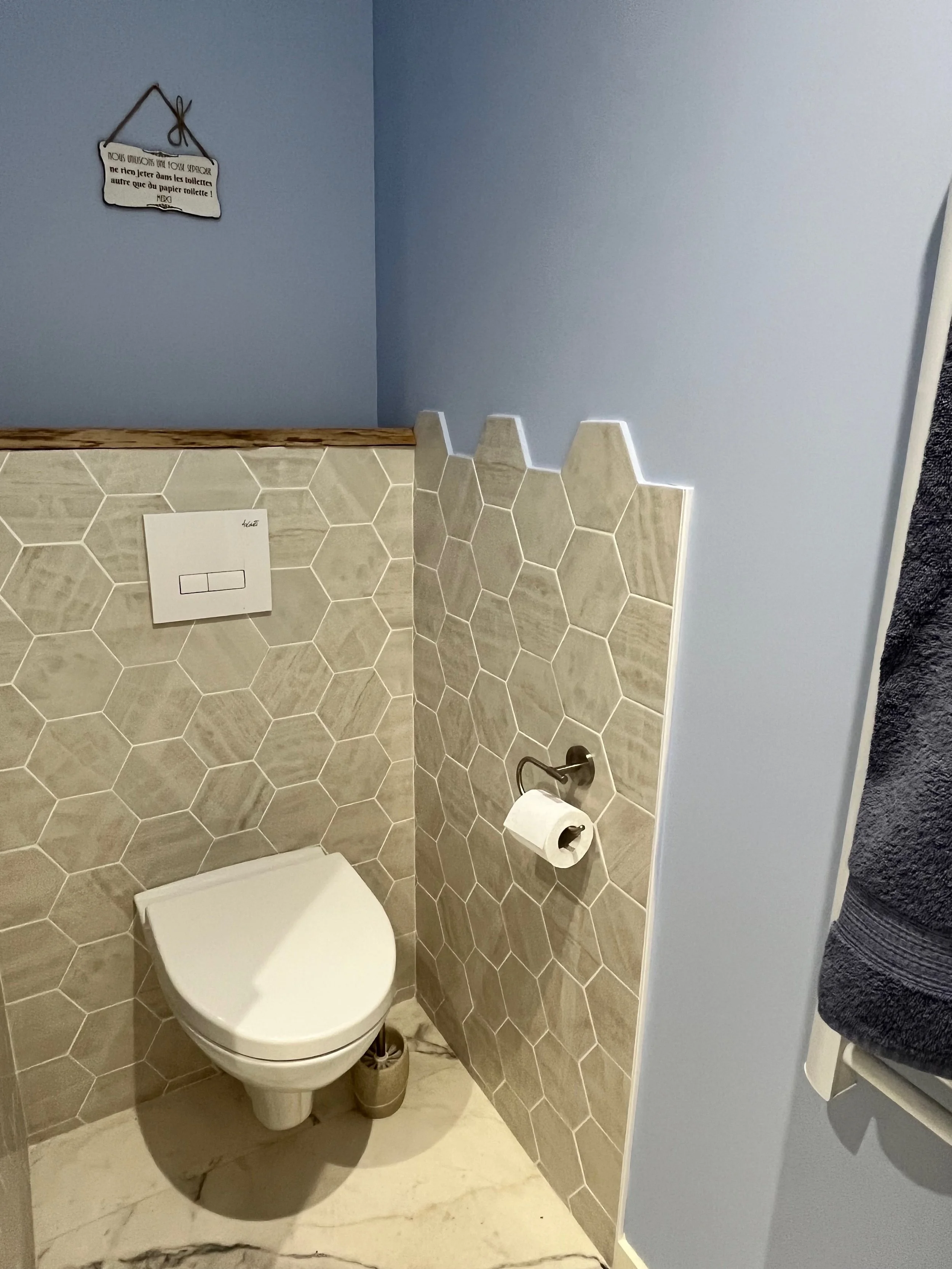 Toilet for the ensuite bathroom for the 1st bedroom