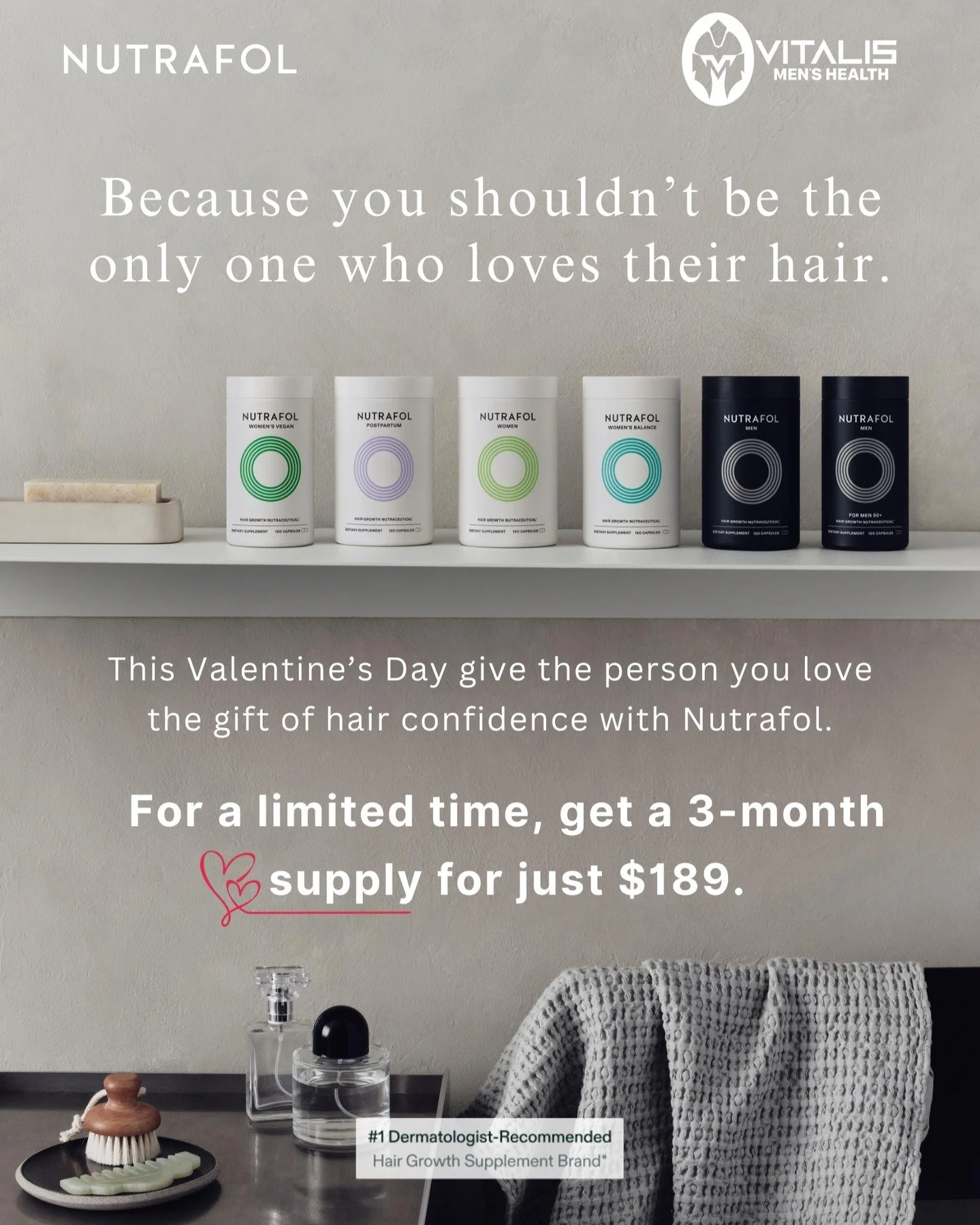Skip the chocolates. Choose consistency. 😉❤️

💘 Valentine&rsquo;s Month Special:
3-month supplies on sale for $189 all February.

👉 Stop by the clinic and treat yourself.