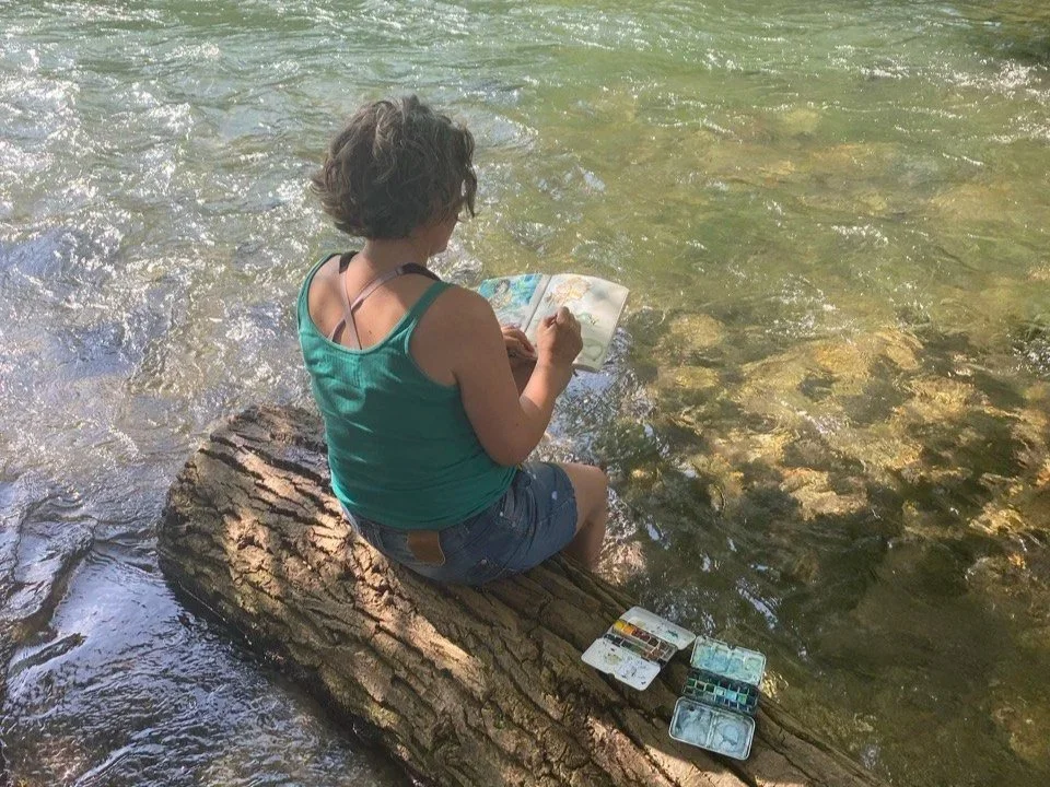 What happens when we paint?