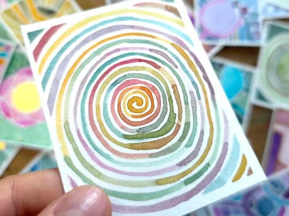 30 Days of Mindful Watercolour: A Journey Back to Stillness