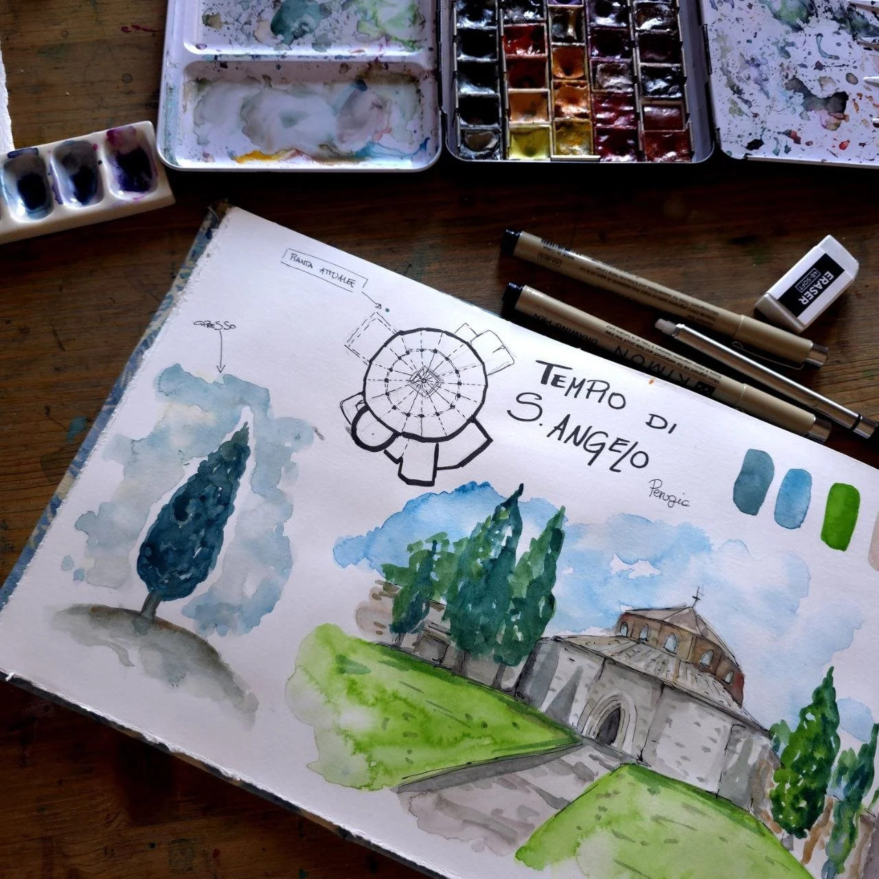 Urban Sketching a Perugia
