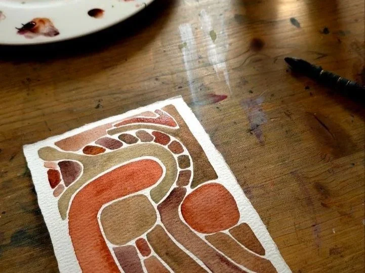 Watercolour Non-Self Portraits: Forms of Presence