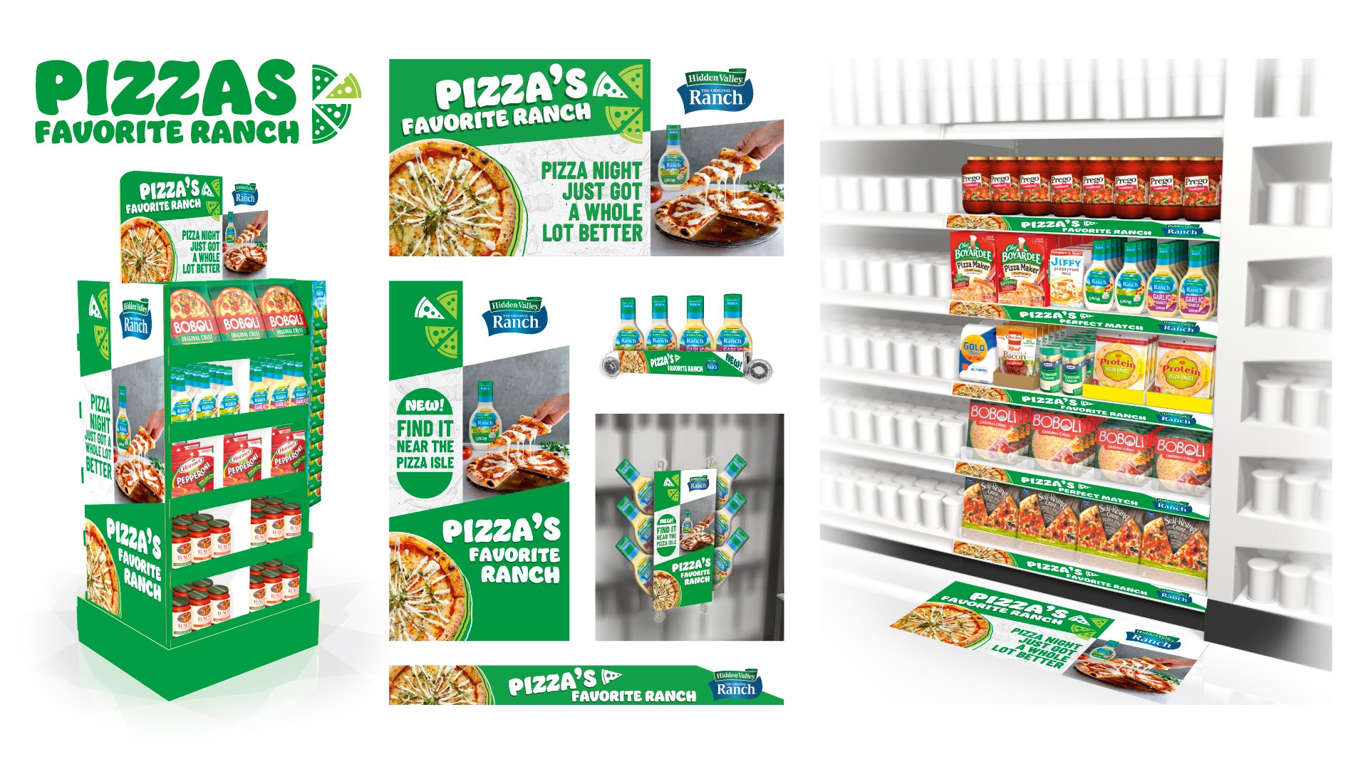 Pizzas Favorite Ranch- Hidden Valley Ranch rebrand