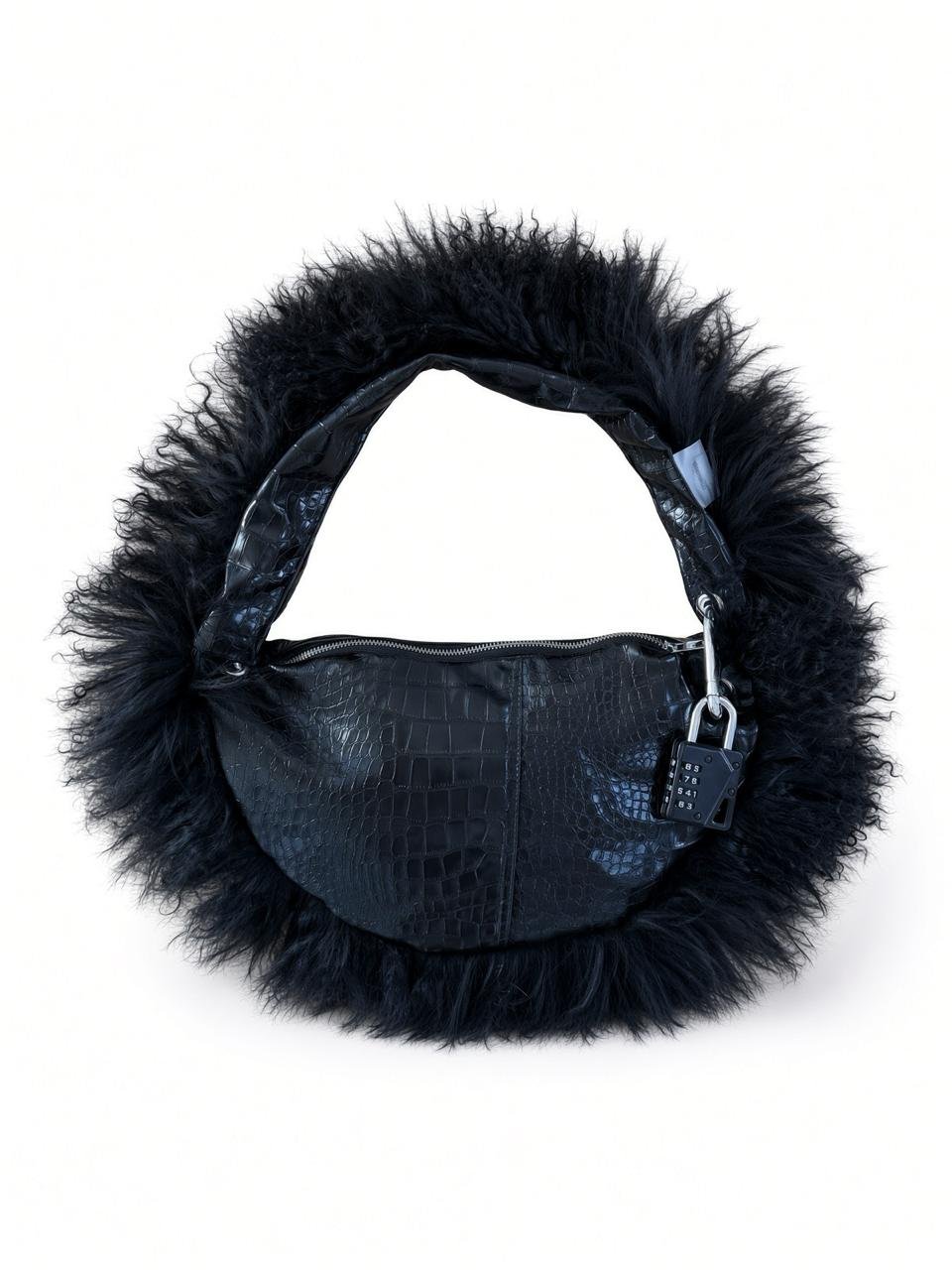 the black crocodile lock gioia large