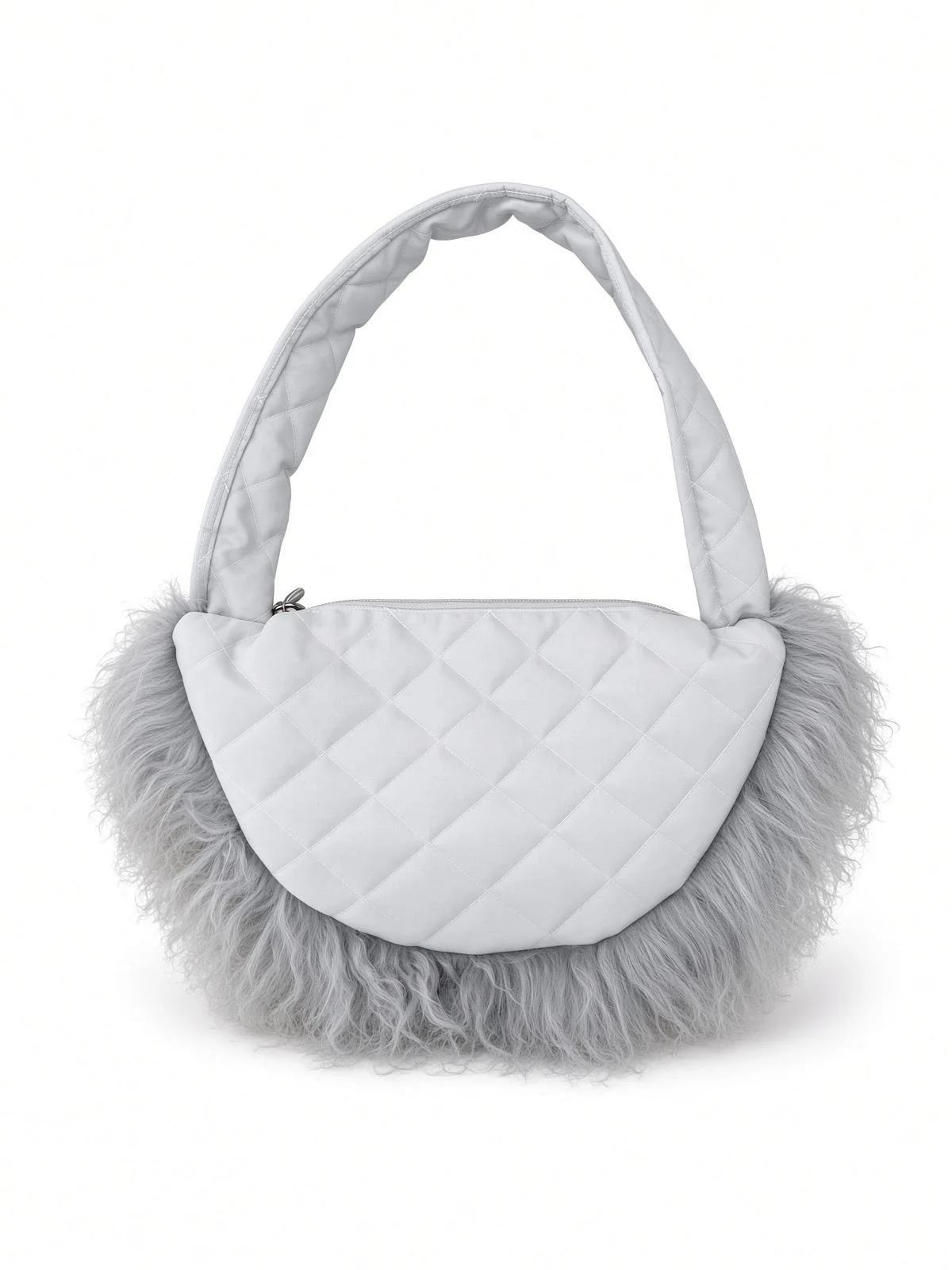 the grey pleated gioia medium