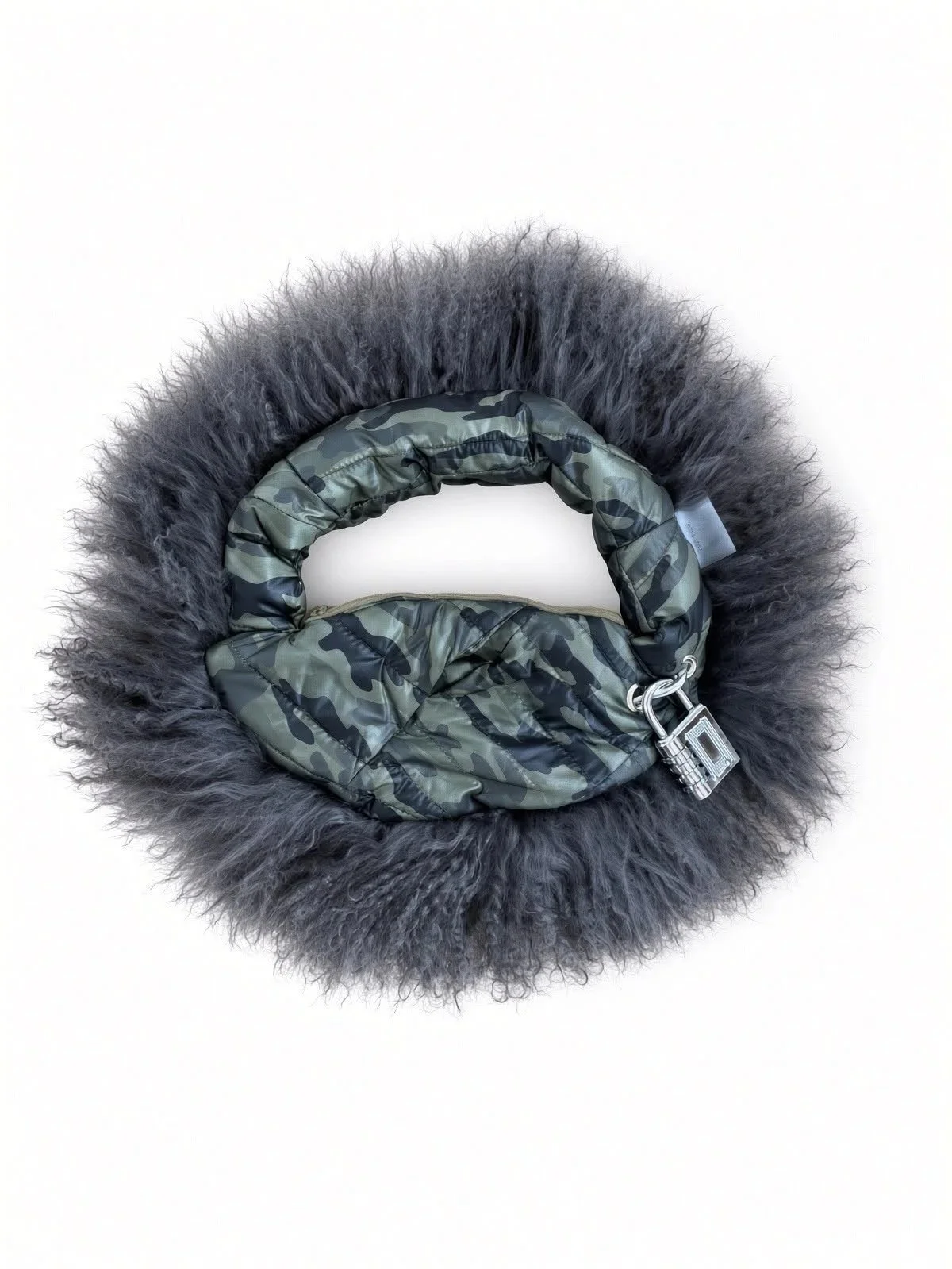 the locked camouflage gioia bag small