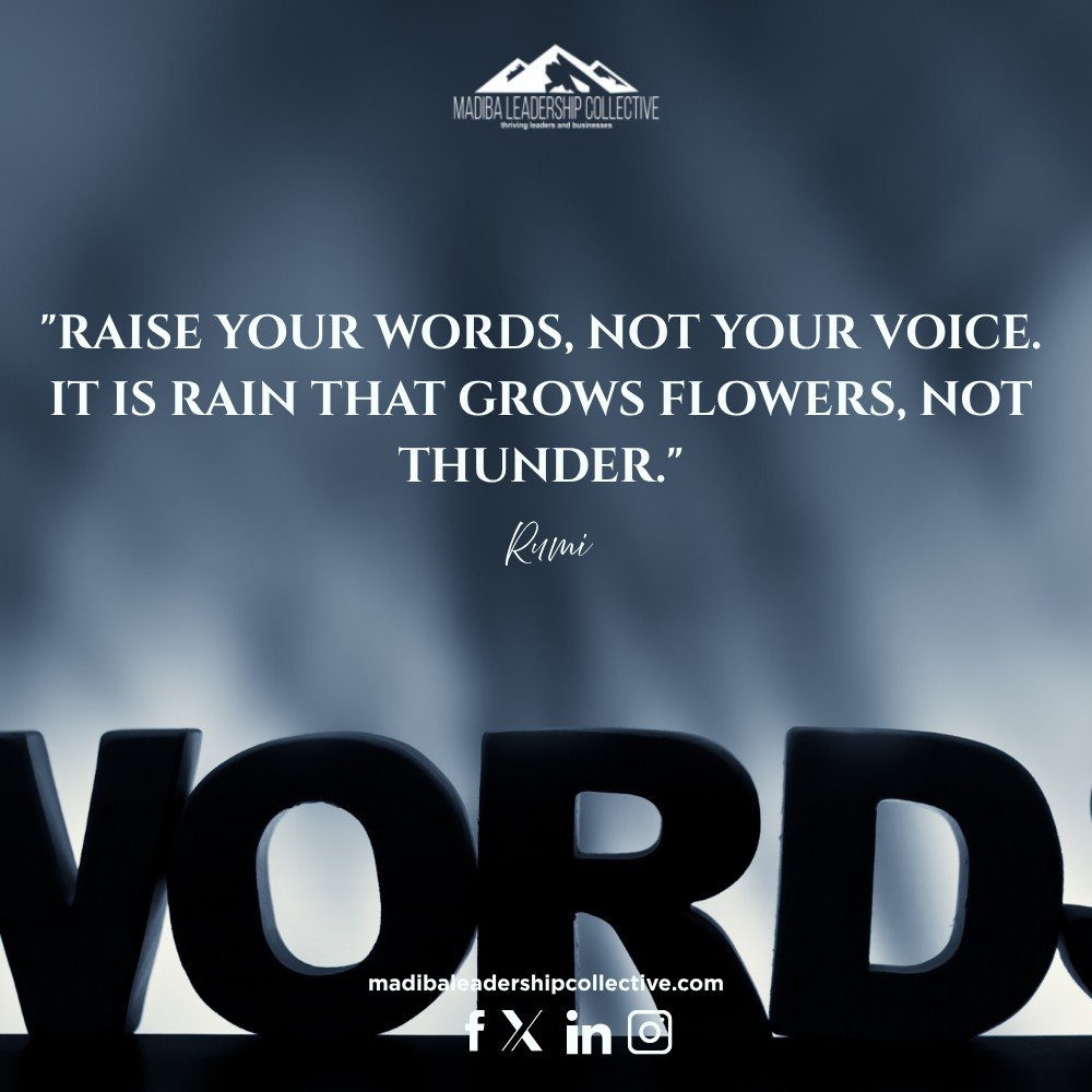 It’s not volume or aggression that creates change, but the wisdom and intention behind what we say. Just like gentle rain nurtures growth, our words, when spoken with care, can inspire and uplift others. Have a great Wednesday.