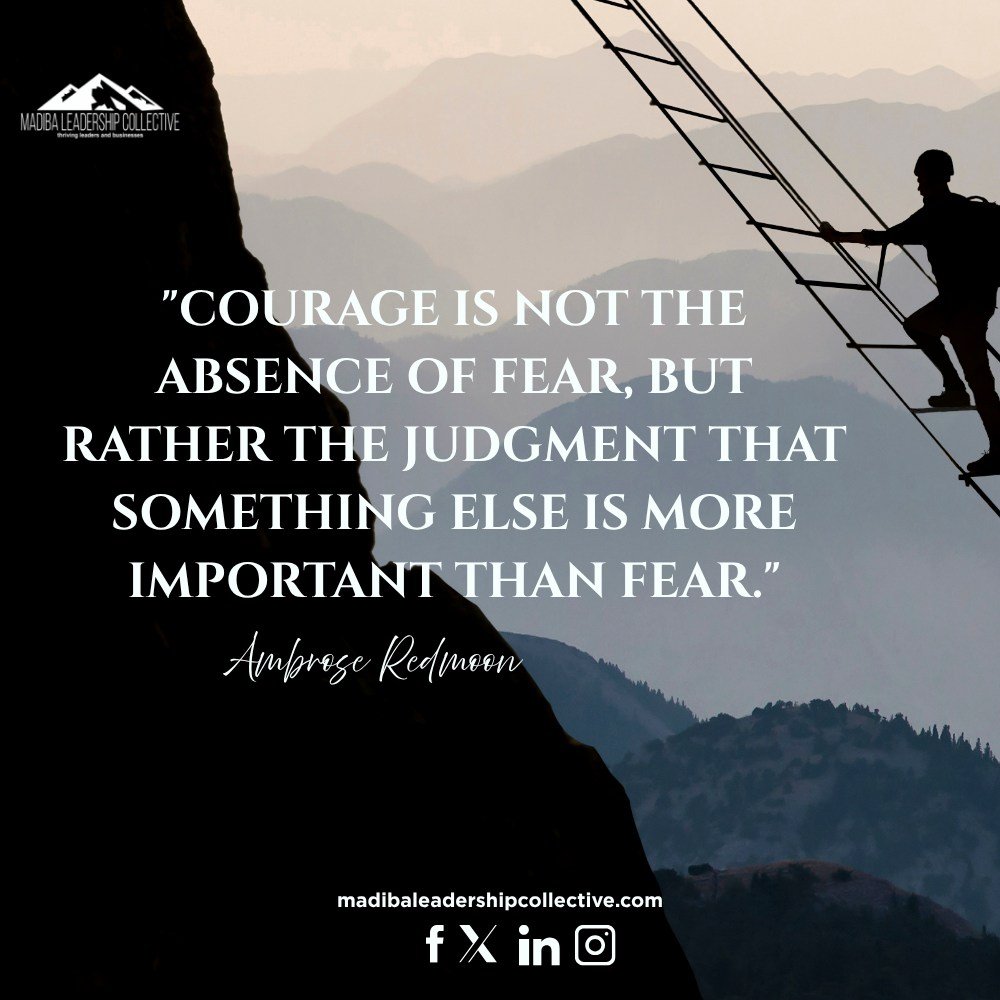 This quote by Ambrose Redmoon is such a profound truth about courage. It reminds us that being brave doesn’t mean being fearless—it means feeling the fear but choosing to act anyway because the goal, value, or purpose is greater than the