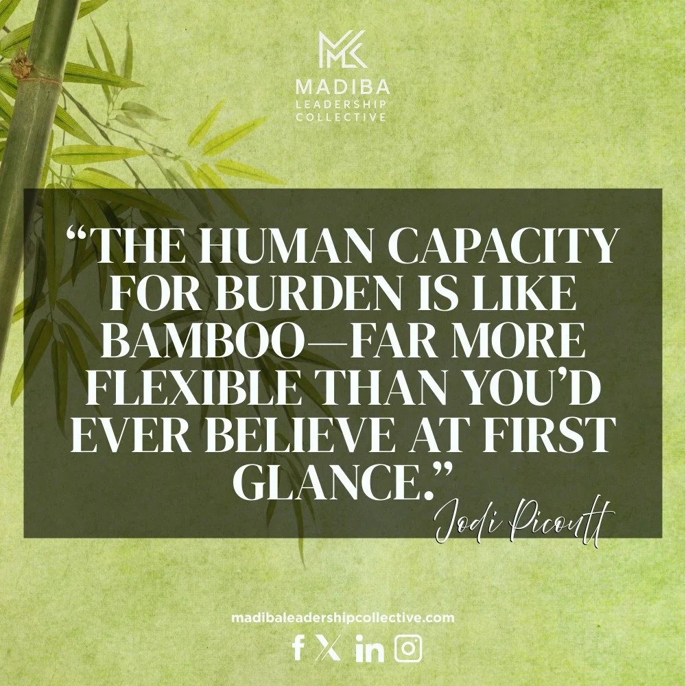 Bamboo, though slender and seemingly fragile, can withstand fierce storms by bending rather than breaking. It’s a reminder that strength isn’t always about rigidity—it’s often about adaptability. #madibaleadershipcollective
