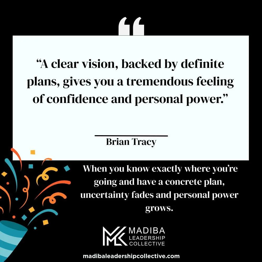 This quote emphasizes that confidence doesn&rsquo;t come from wishful thinking, but from clarity + action. Happy holidays! 

#madibaleadershipcollective #inspiration #leadership
