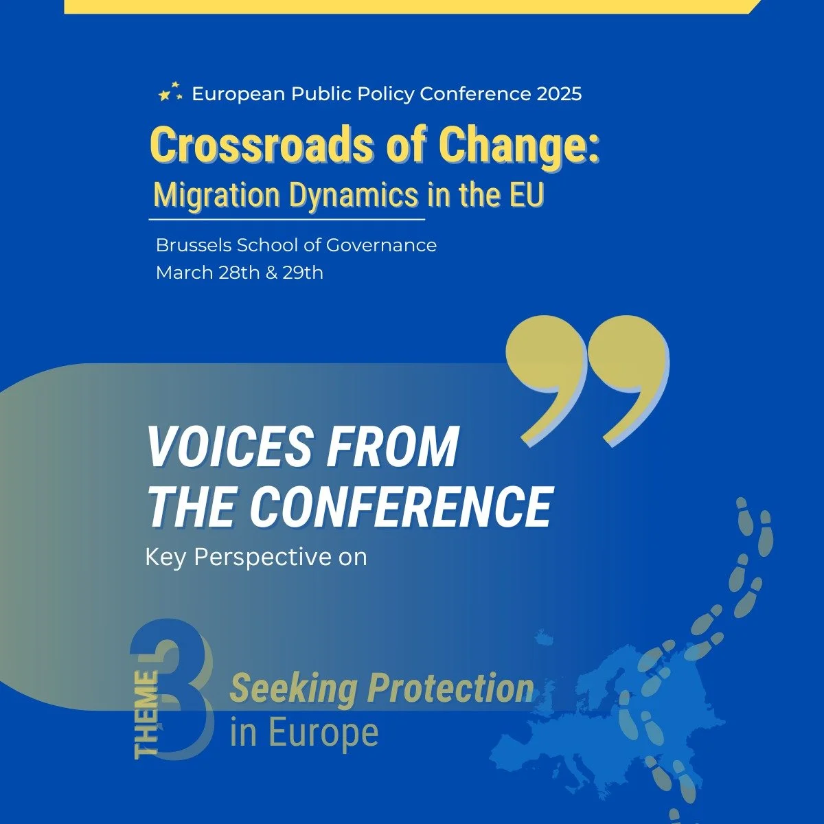 📍 Conference Wrap-up | Theme 3: Seeking Protection in Europe 

From border screenings to solidarity-CEAS reform is reshaping how Europe manages asylum. It promises harmonised standards, faster procedures, and a fairer share of responsibility among E