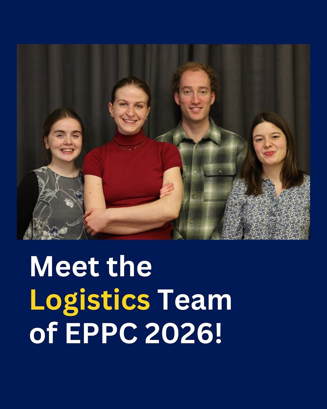 The team that makes the magic happen! 🪄✨

Meet the Logistics Crew of EPPC 2026 - Svenja, Sha&iuml;na, and Luise. 

More updates coming soon, so stay tuned! 🙌🏼

#eppc2026 #europe #hertie