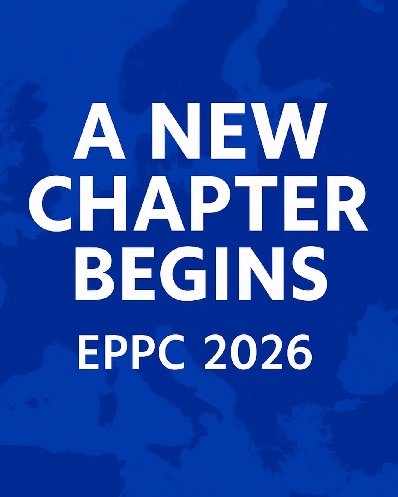 A new chapter begins. 🚀✨🇪🇺
EPPC 2026 will bring fresh voices, sharp ideas, and real conversations on Europe&rsquo;s future and security.
Stay tuned for what comes next. 💡

#EPPC2026 #PublicPolicy #EuropeanPolicy #FutureOfEurope #PolicyDialogue #Y