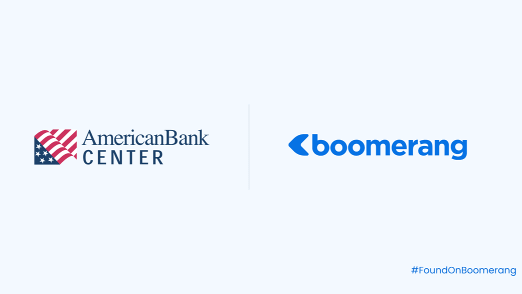 Boomerang Partners With The American Bank Center