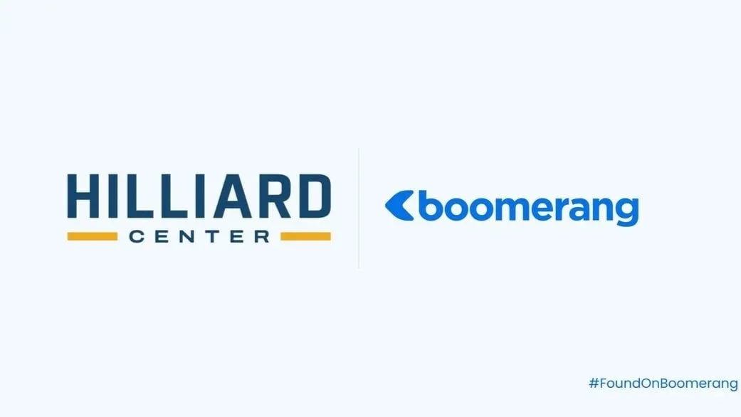 Boomerang Partners with the Hilliard Center