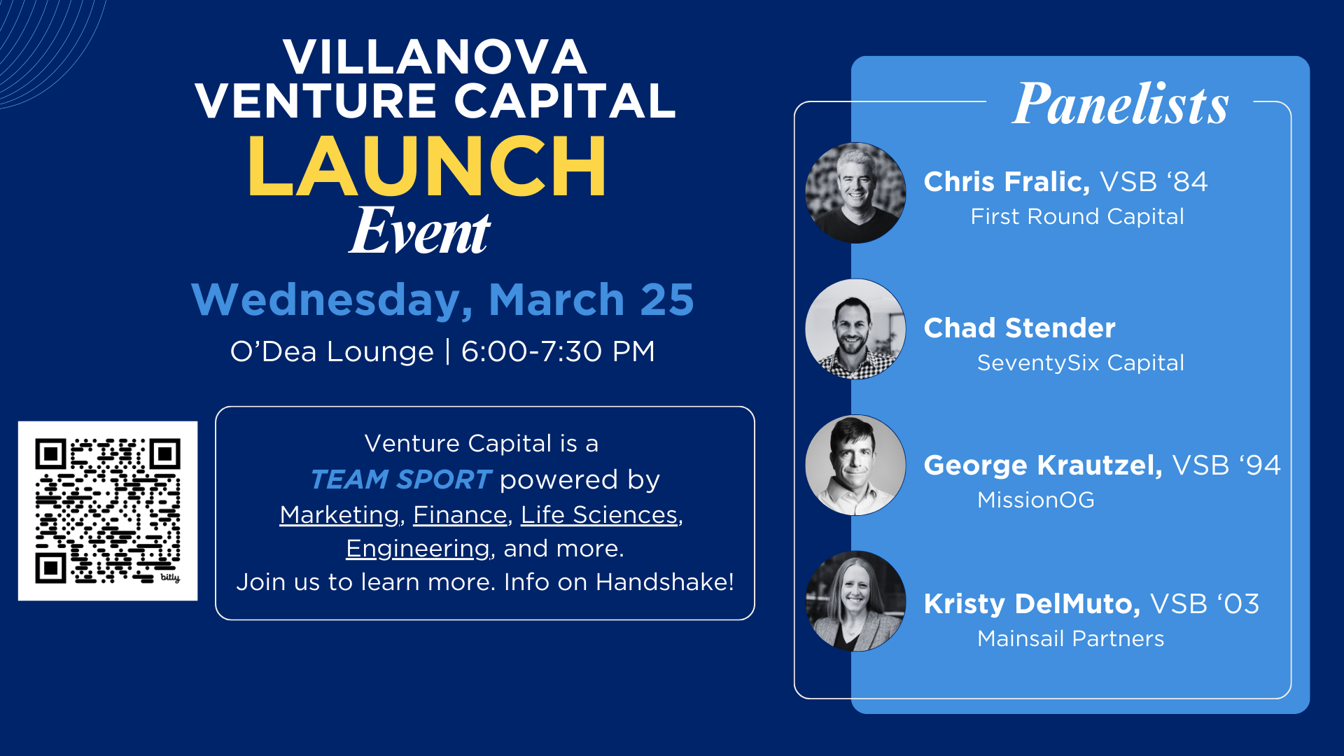 Villanova Venture Capital Launch