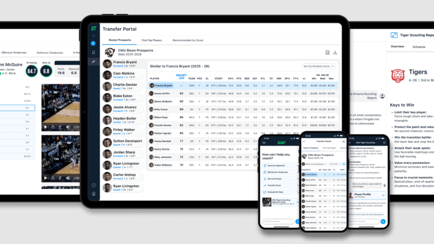 ShotTracker Launches AI-Powered Transfer Portal Tool Inside Scout