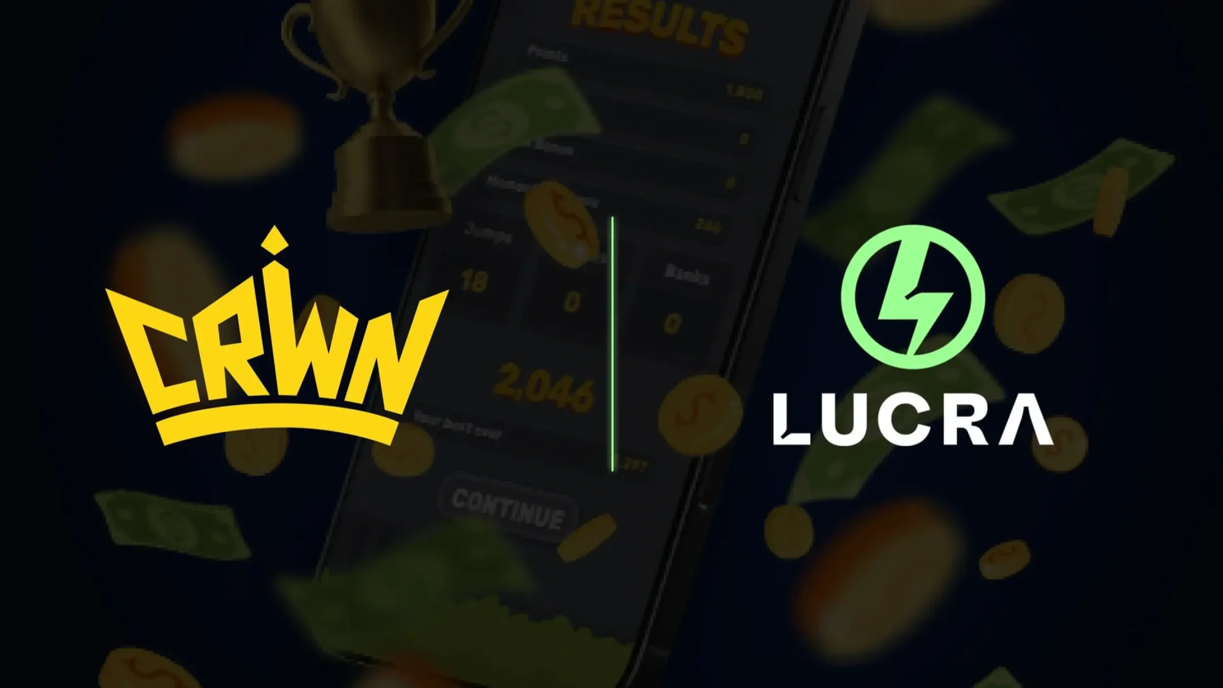 Lucra Announces Lucra Arcade and inests in CRWN