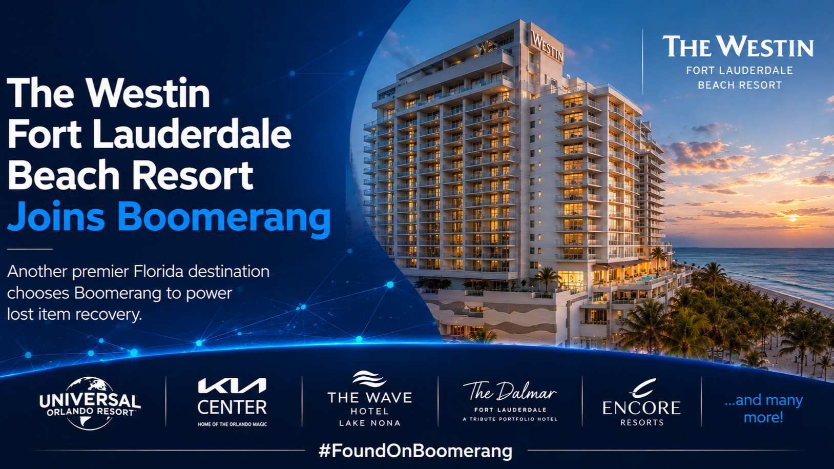 Boomerang Partners with The Westin Fort Lauderdale Beach Resort