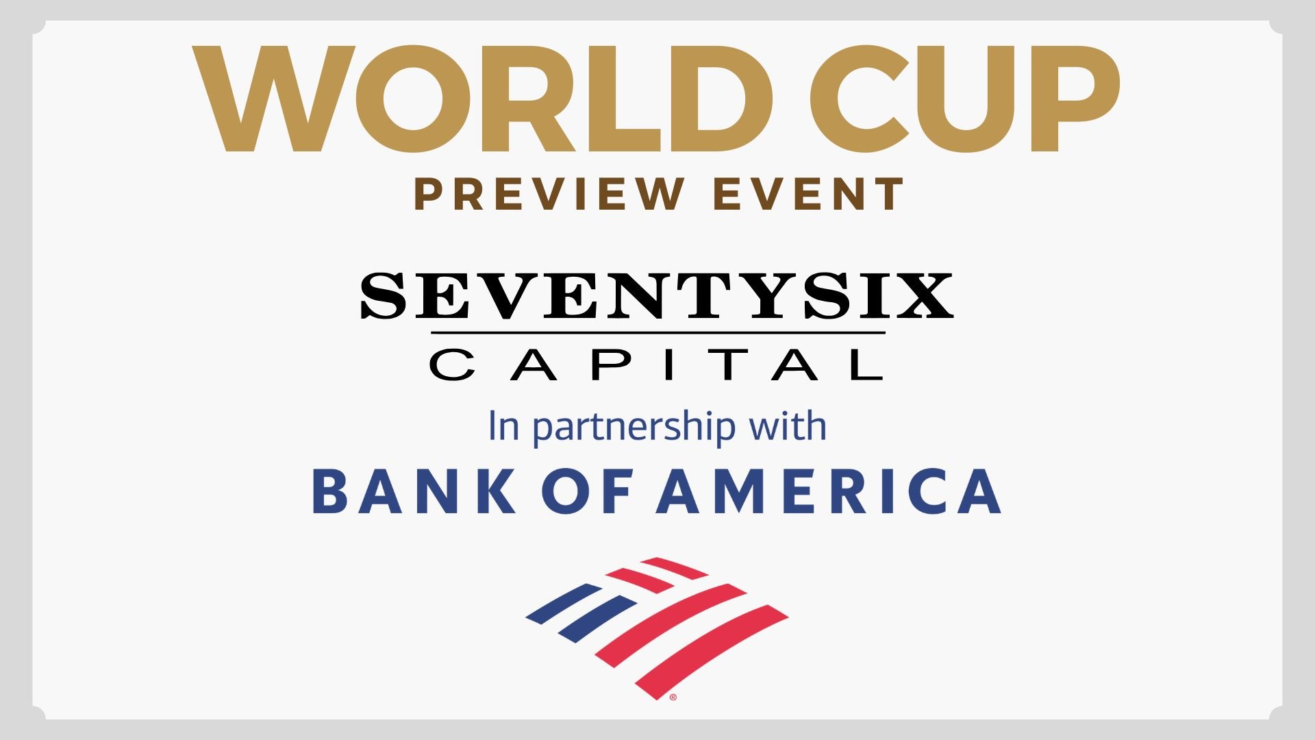 World Cup Preview Event