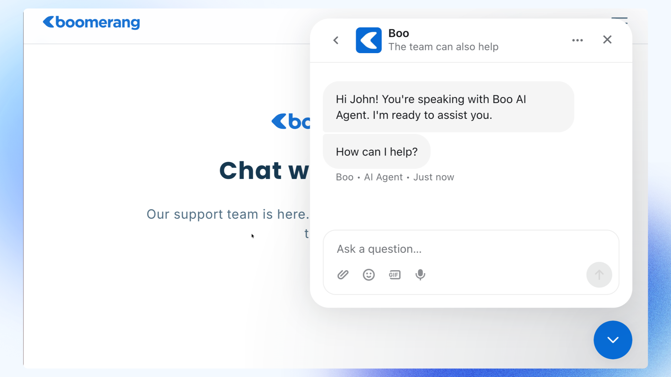 Boomerang Raises the Bar for Customer Support