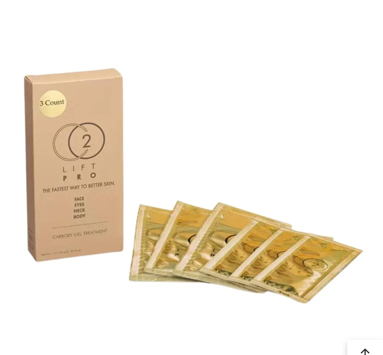 CO2 Lift Pro Topical Carboxy Gel  Mask 3-pack