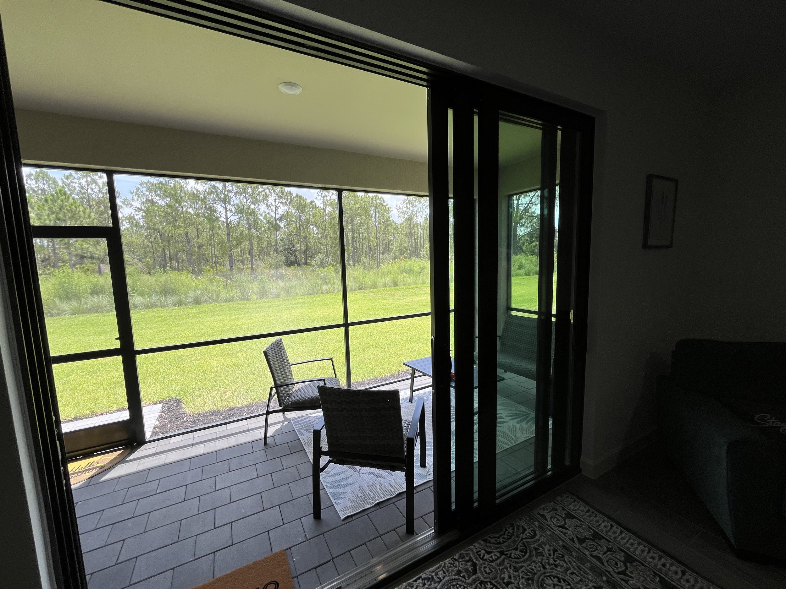 Large Slider patio